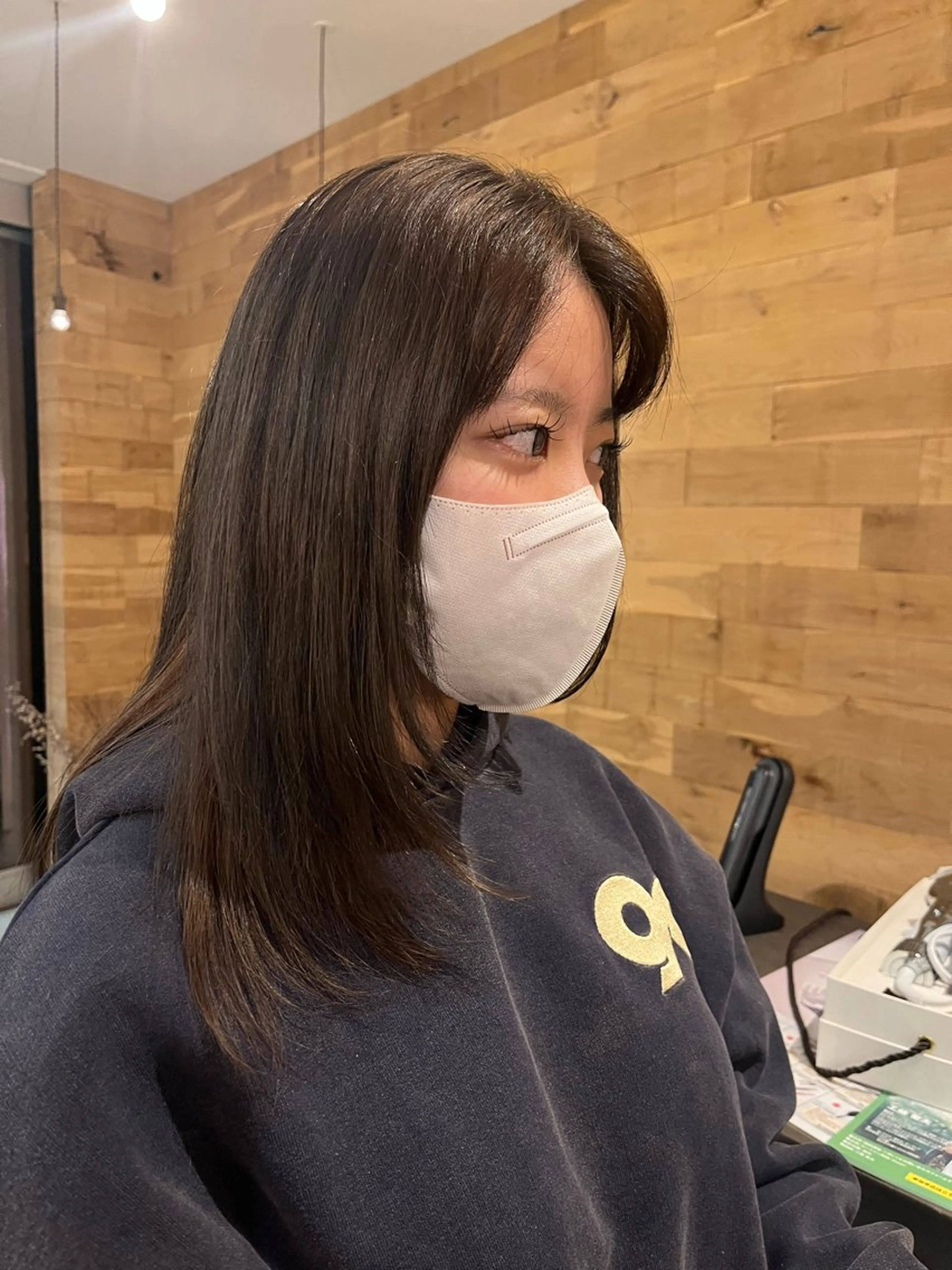 セミロング レイヤーカット カット Dulce oro所属・モデル募集/円山/ 暖色/yurinaのヘアスタイル