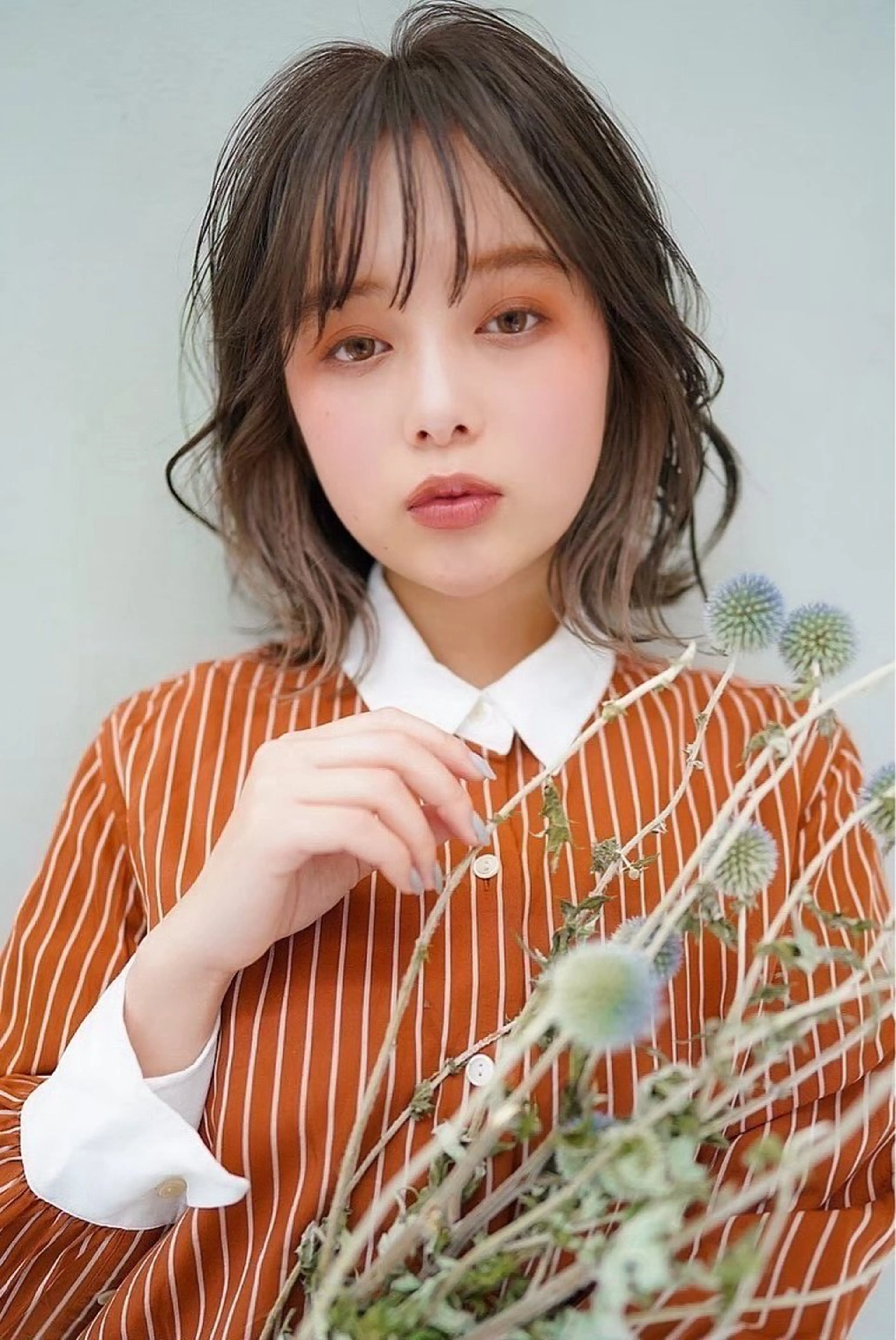 ショート カラー MISAKI🪐 縮毛矯正のヘアスタイル