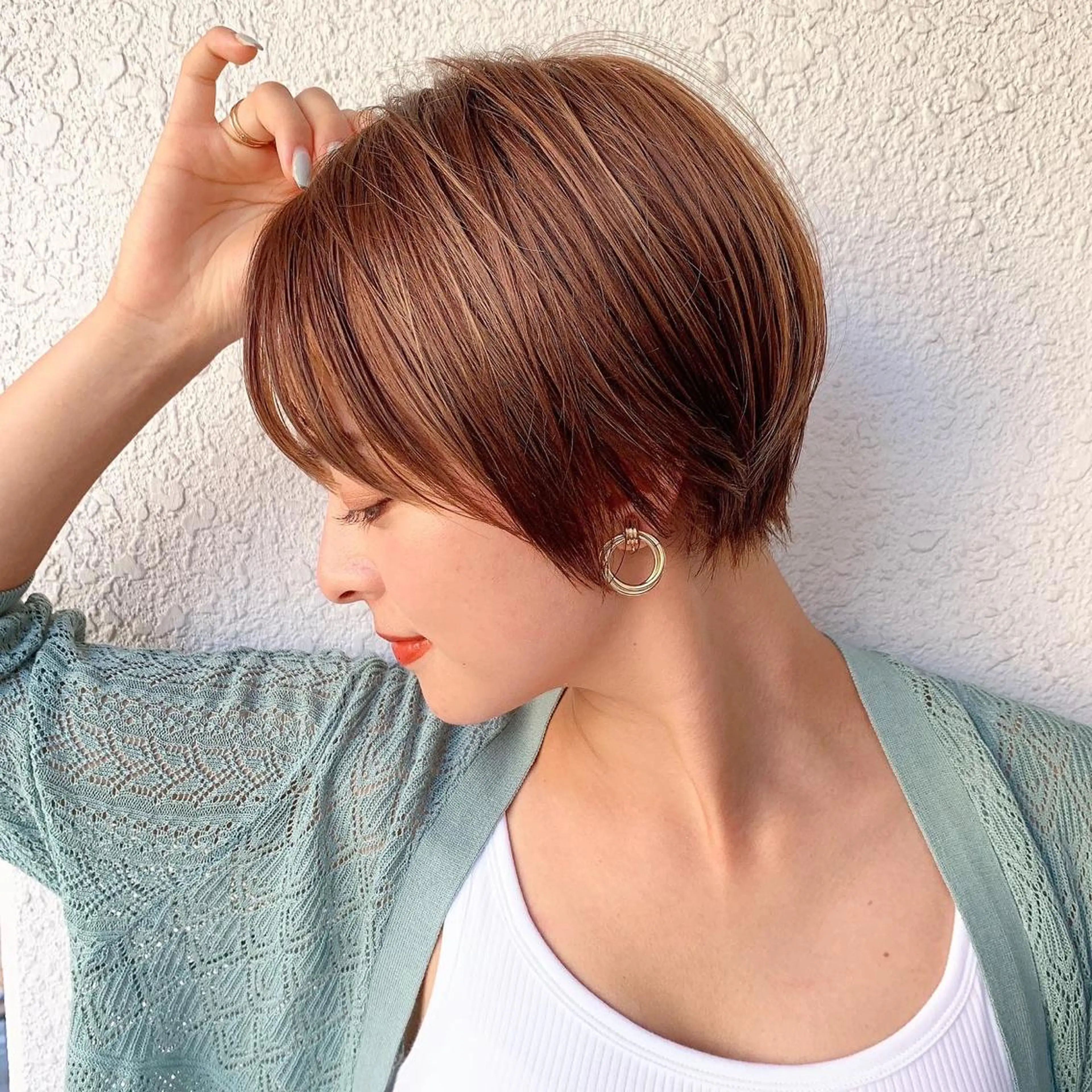 ショート ショートヘア 🇰🇷韓国レイヤー 錦糸町【北山謙三】のヘアスタイル