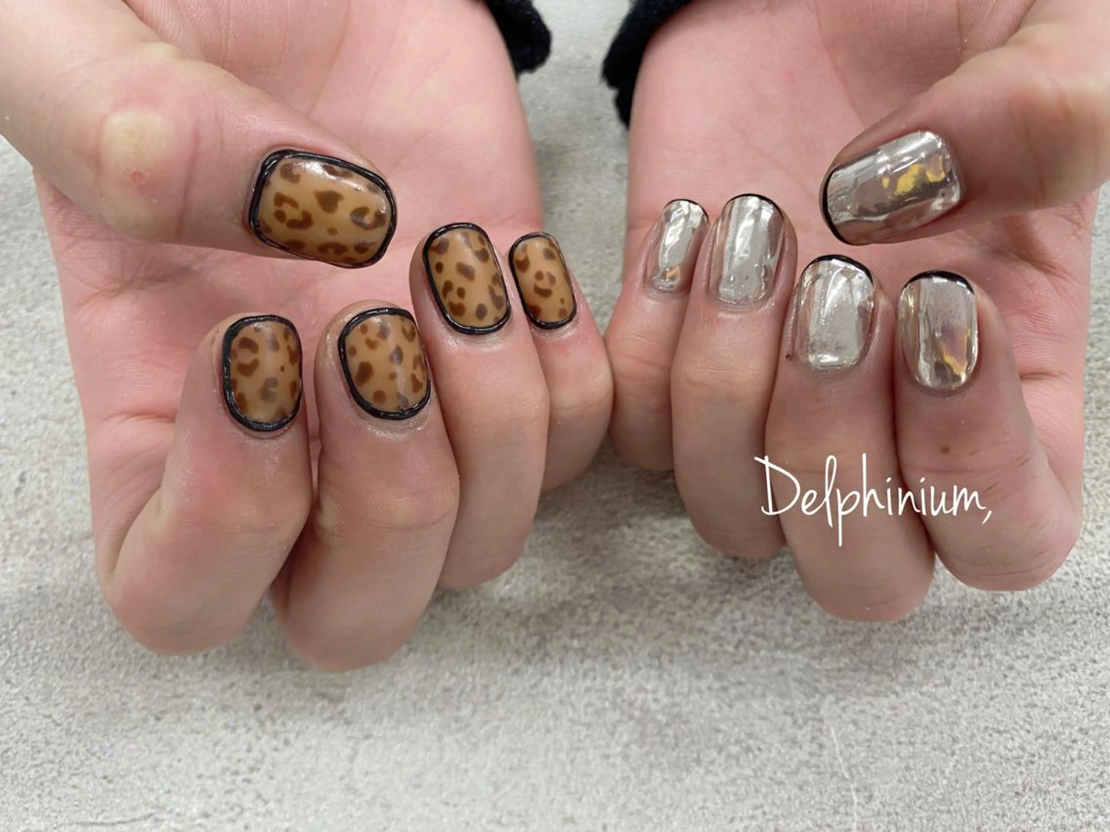 ネイル マットネイル ハンドネイル 岡本 友恵のネイルデザイン