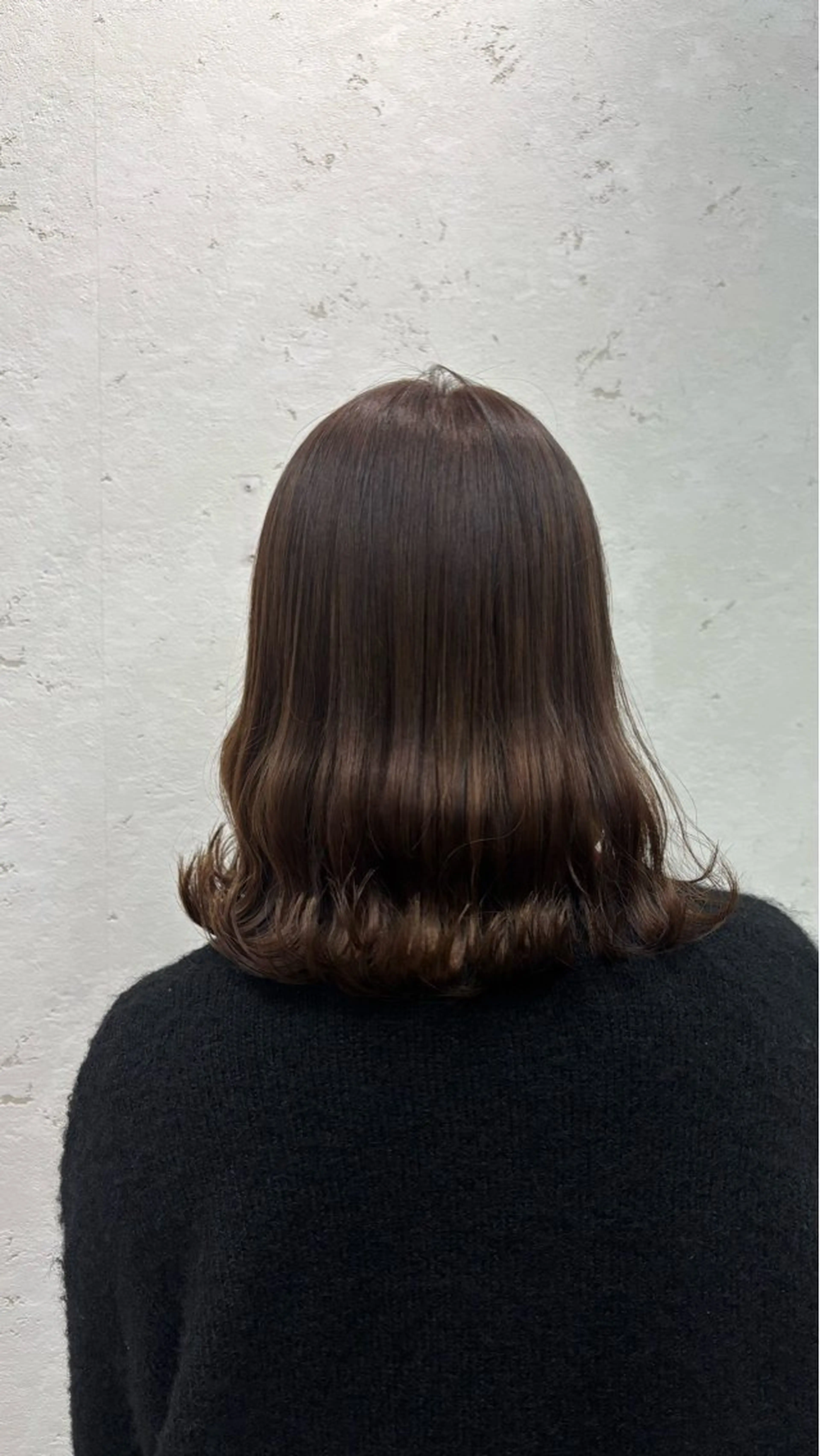 ミディアム アッシュ アッシュブラウン カット ヘアカラー Lilyemo/ マナミのヘアスタイル