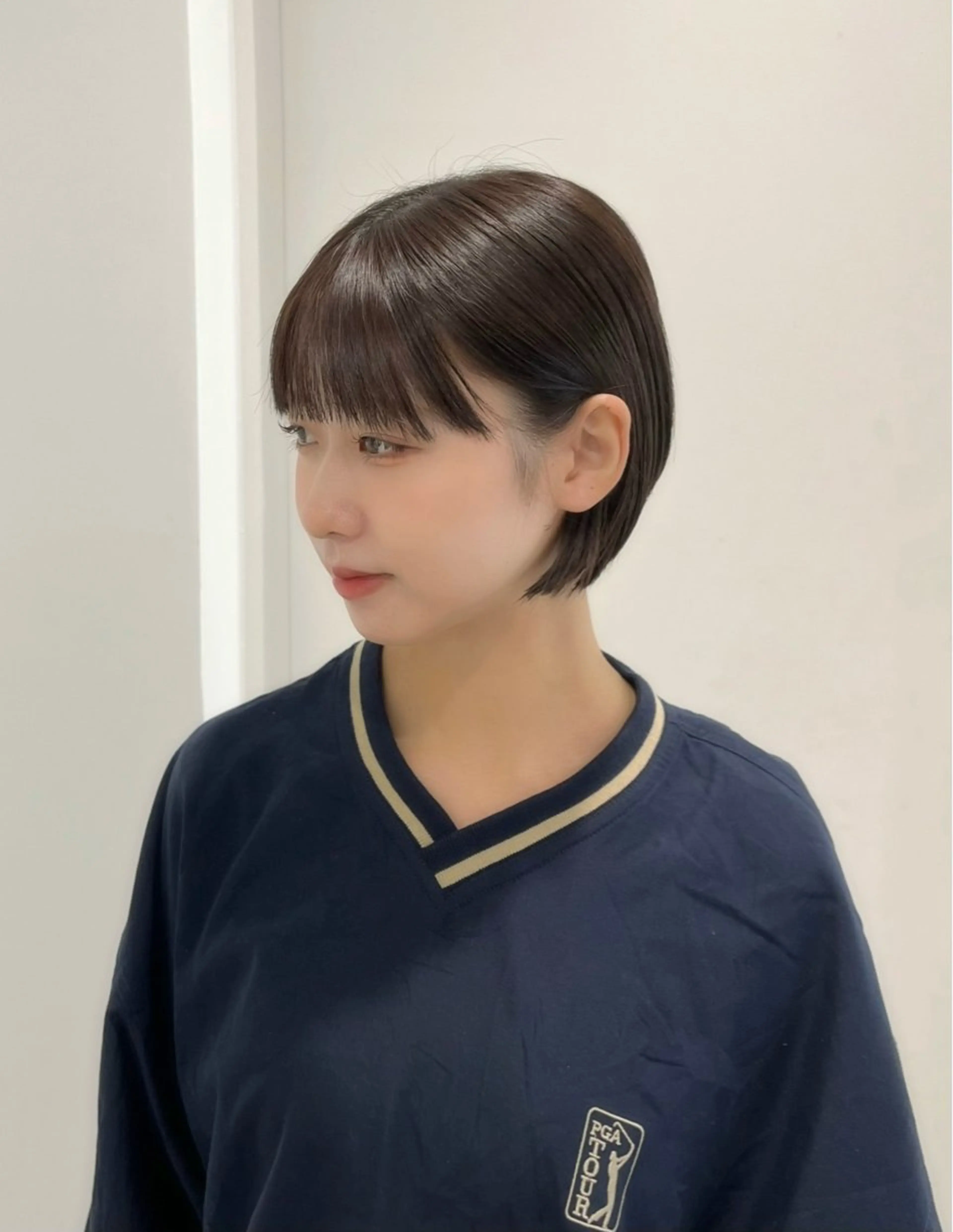 ショート モテヘア/グレージュ /ボブ/前原汐🎐のヘアスタイル