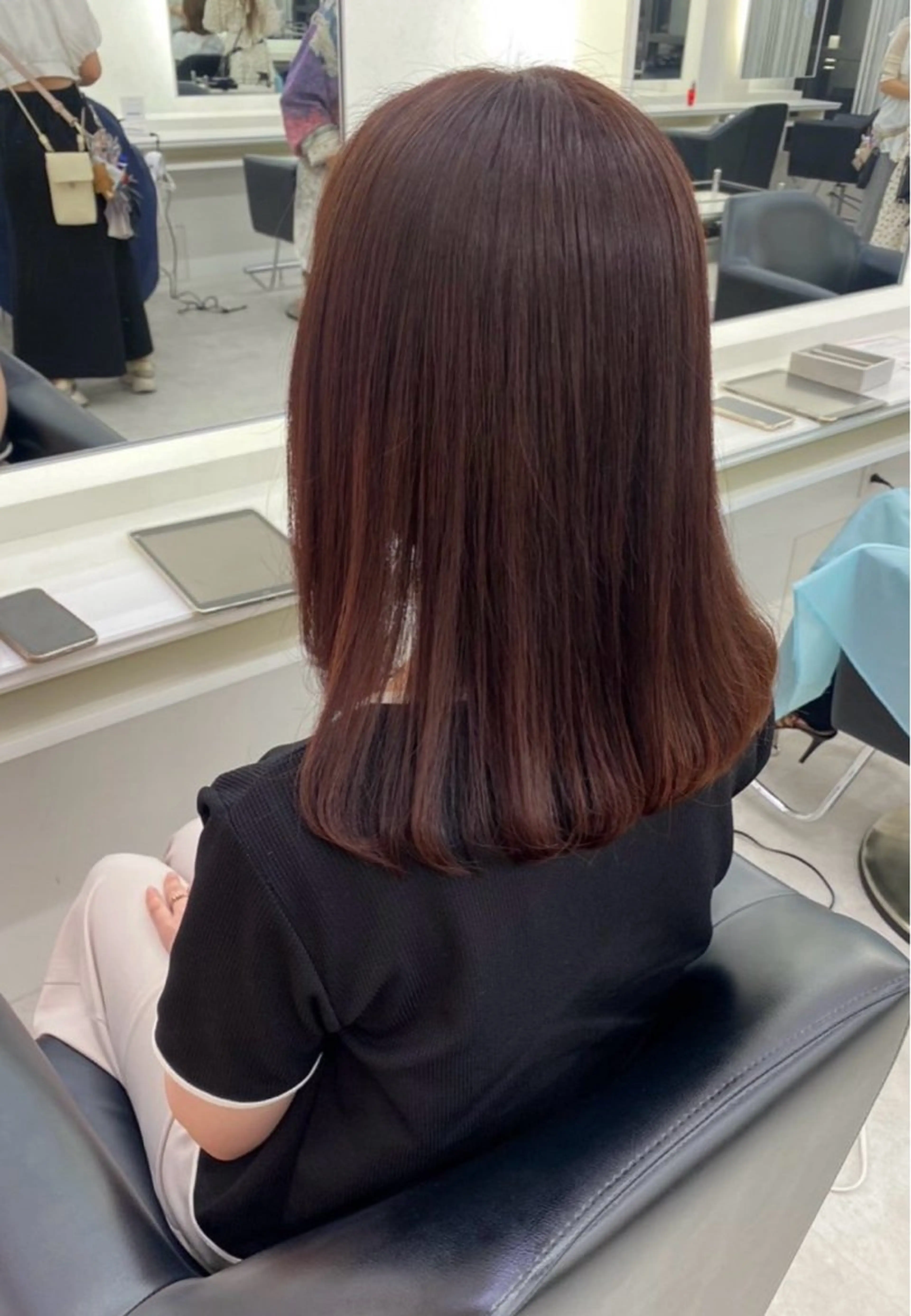 ミディアム カラー オレンジ 今井 愛歩のマツエク・マツパデザイン