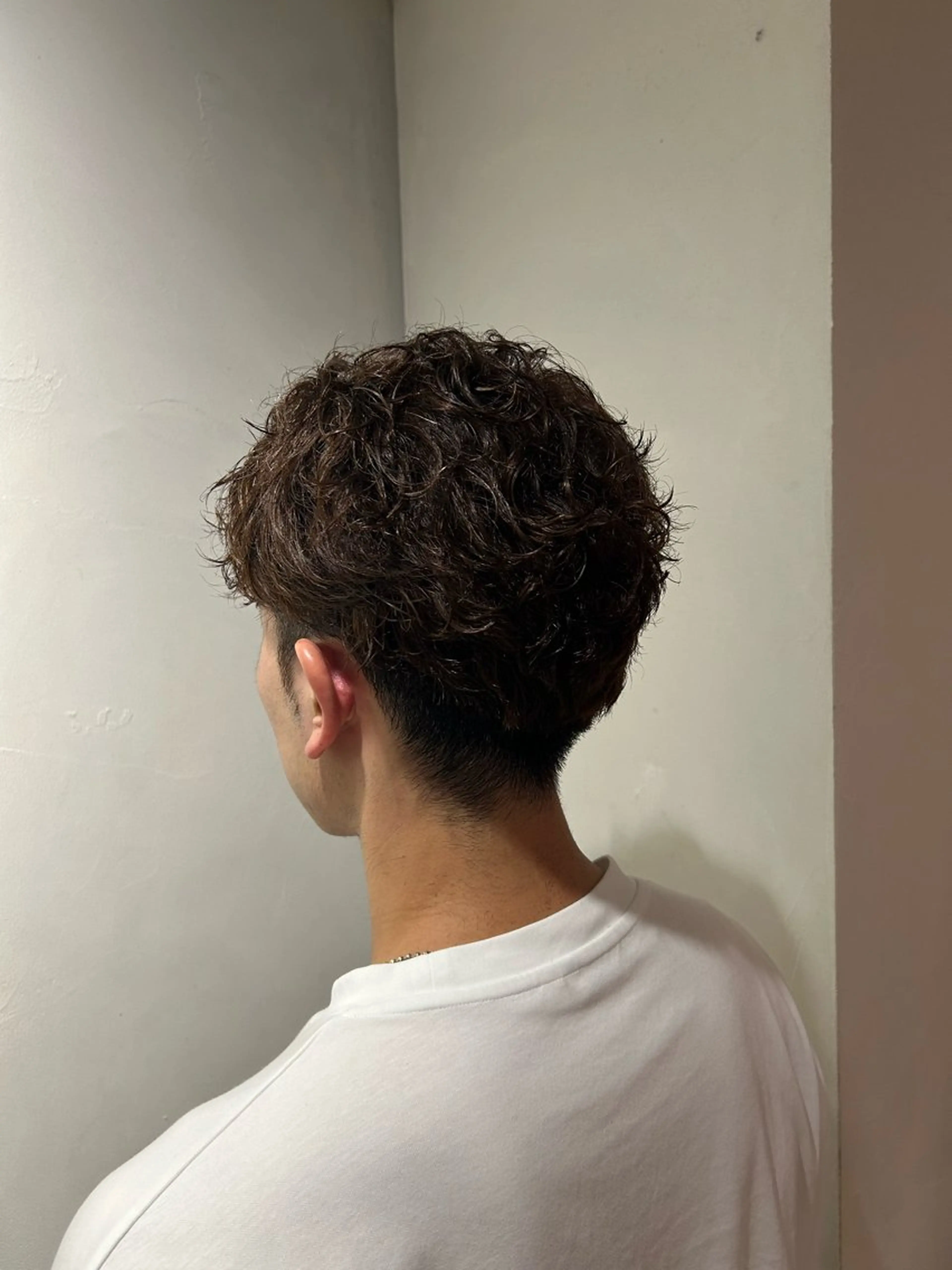 ショート カラー パーマ メンズ メンズパーマ ITbyALBUM藤沢店所属・IT by ALBUM立川のヘアスタイル