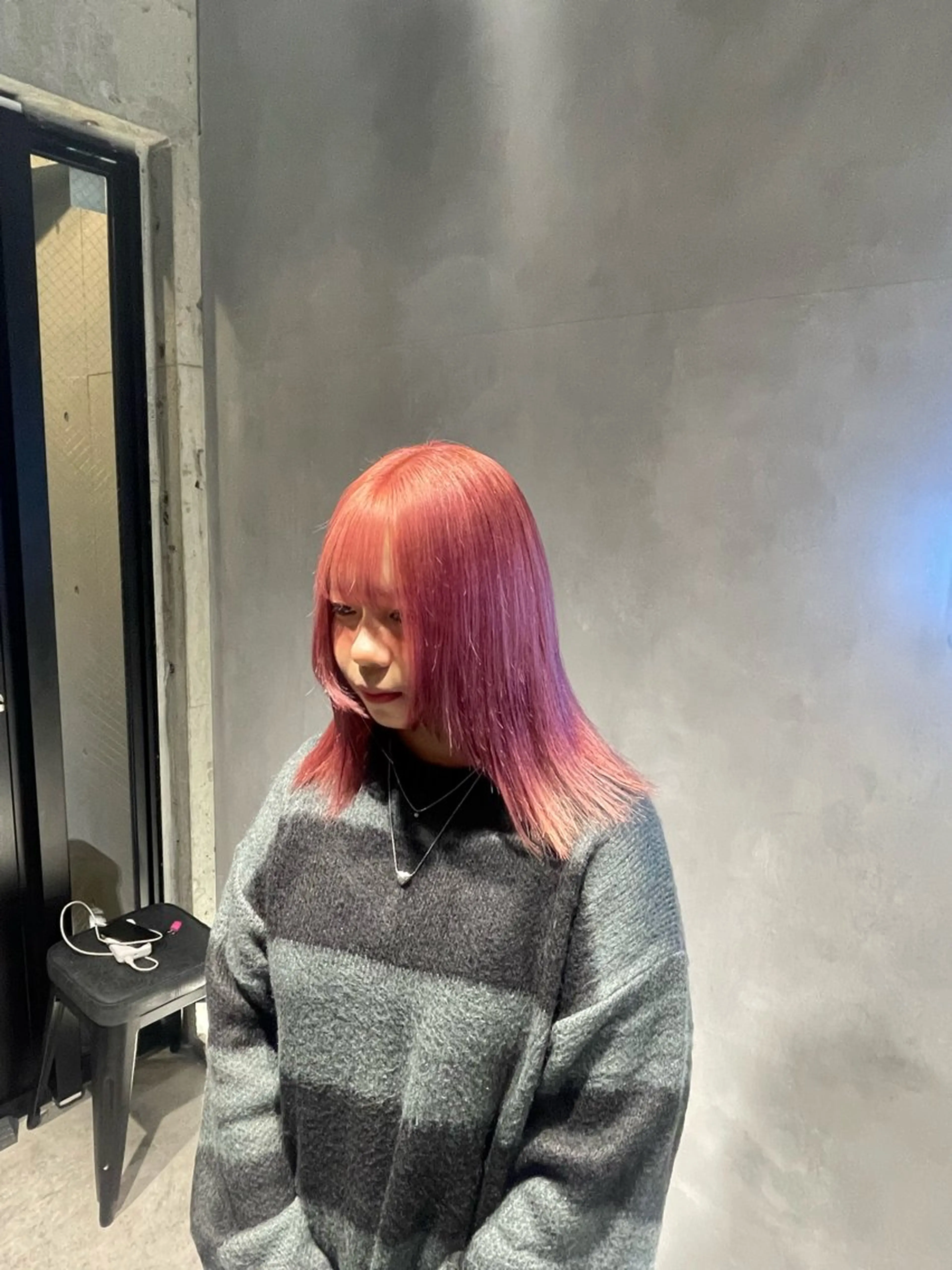 カラー ブリーチ ケアブリーチ 暖色/ハイトーン/ カラー/HBLのヘアスタイル