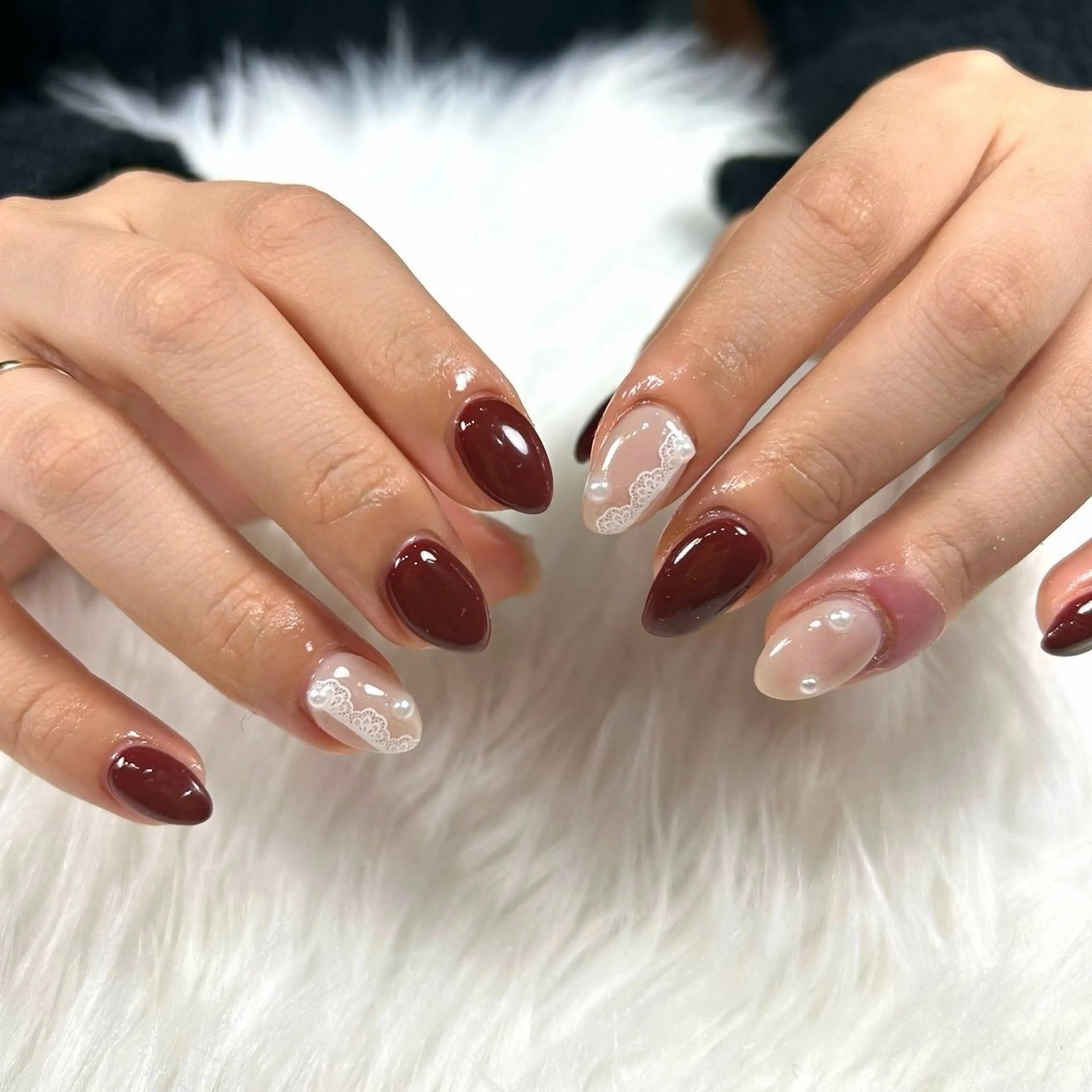 ネイル ハンドネイル 🫧‪Yuri🫧 3月予約受付中🌟のネイルデザイン