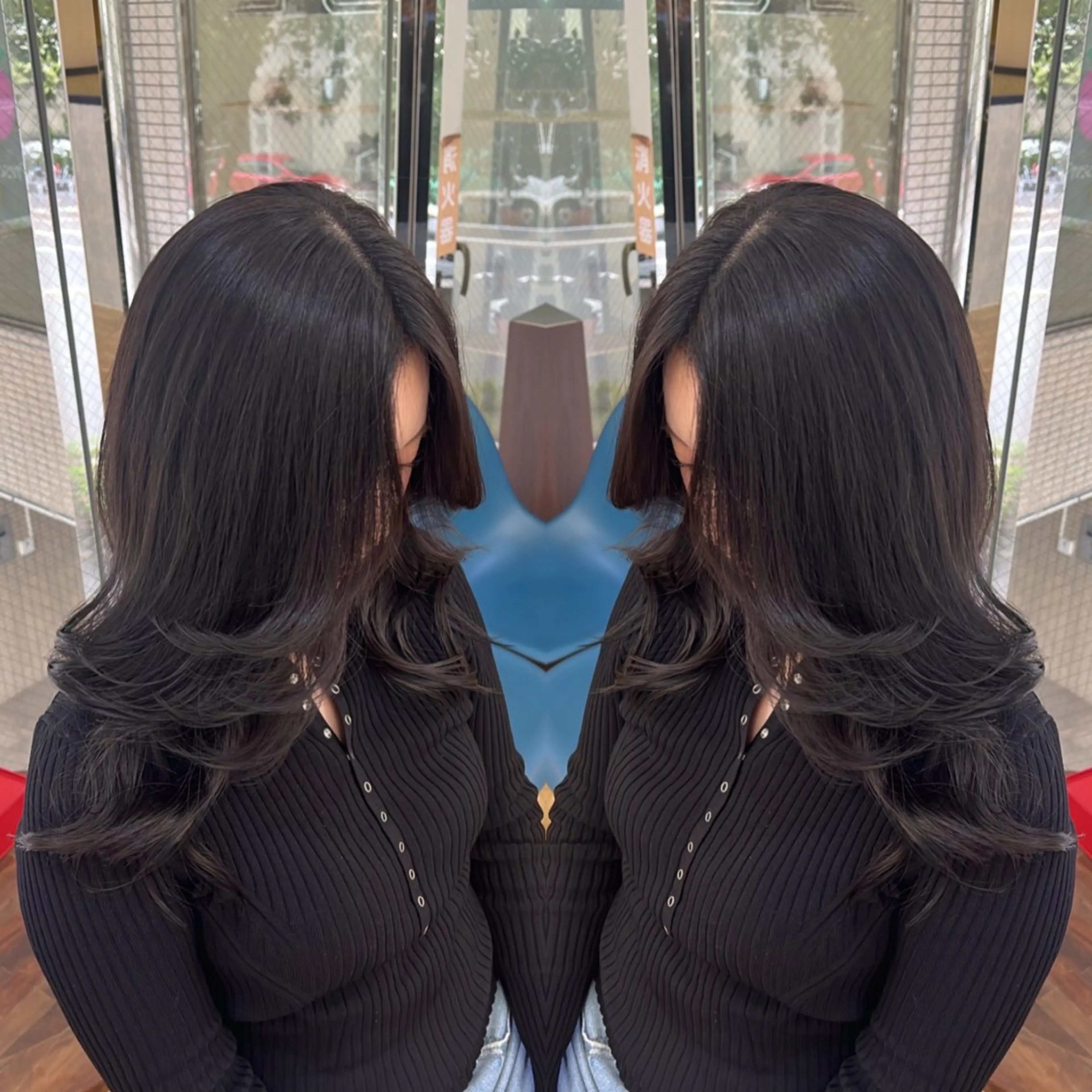 ロング レイヤー/ボブ/ ミニボブ/AOIのヘアスタイル