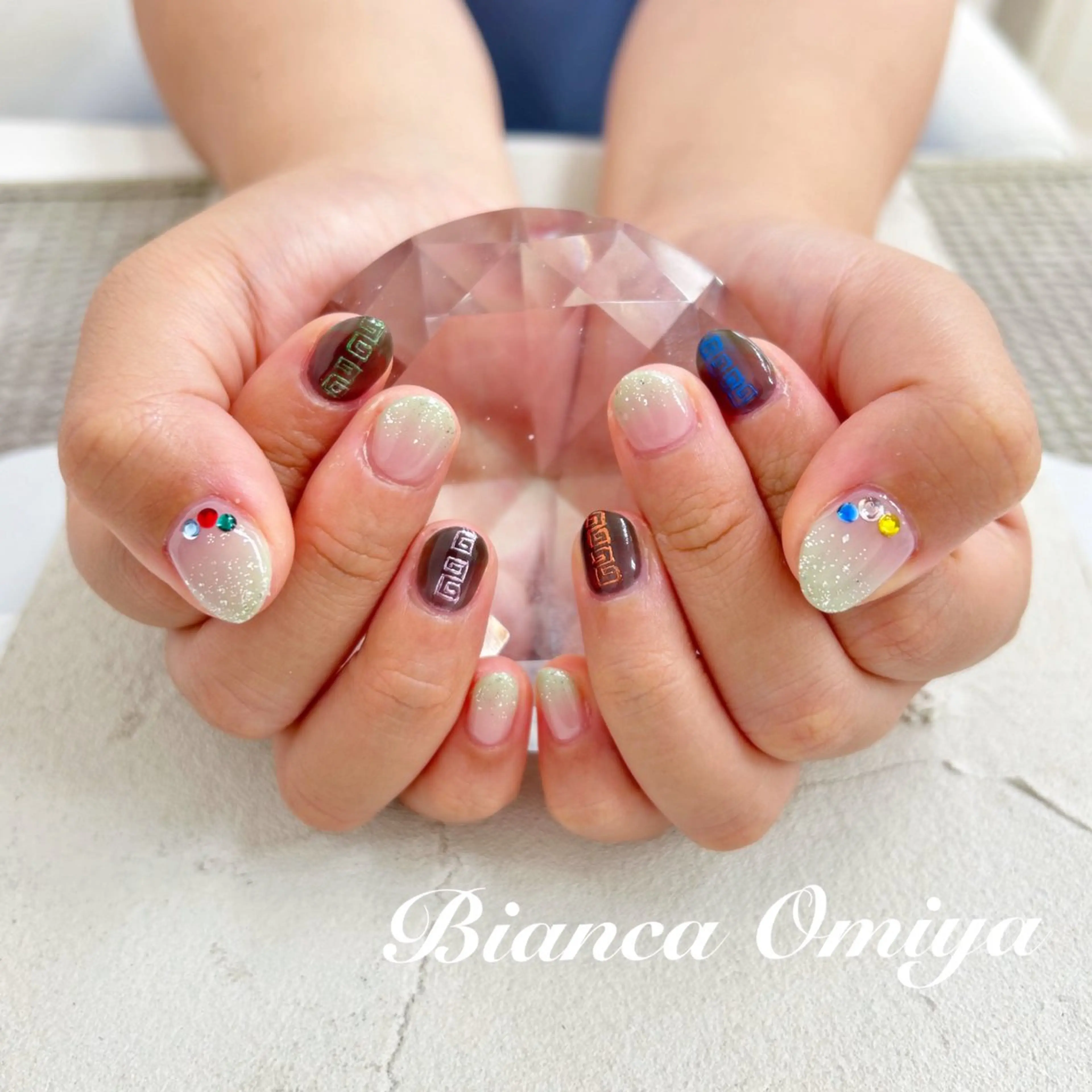 ネイル ハンドネイル Bianca川越❄ Yanoのネイルデザイン