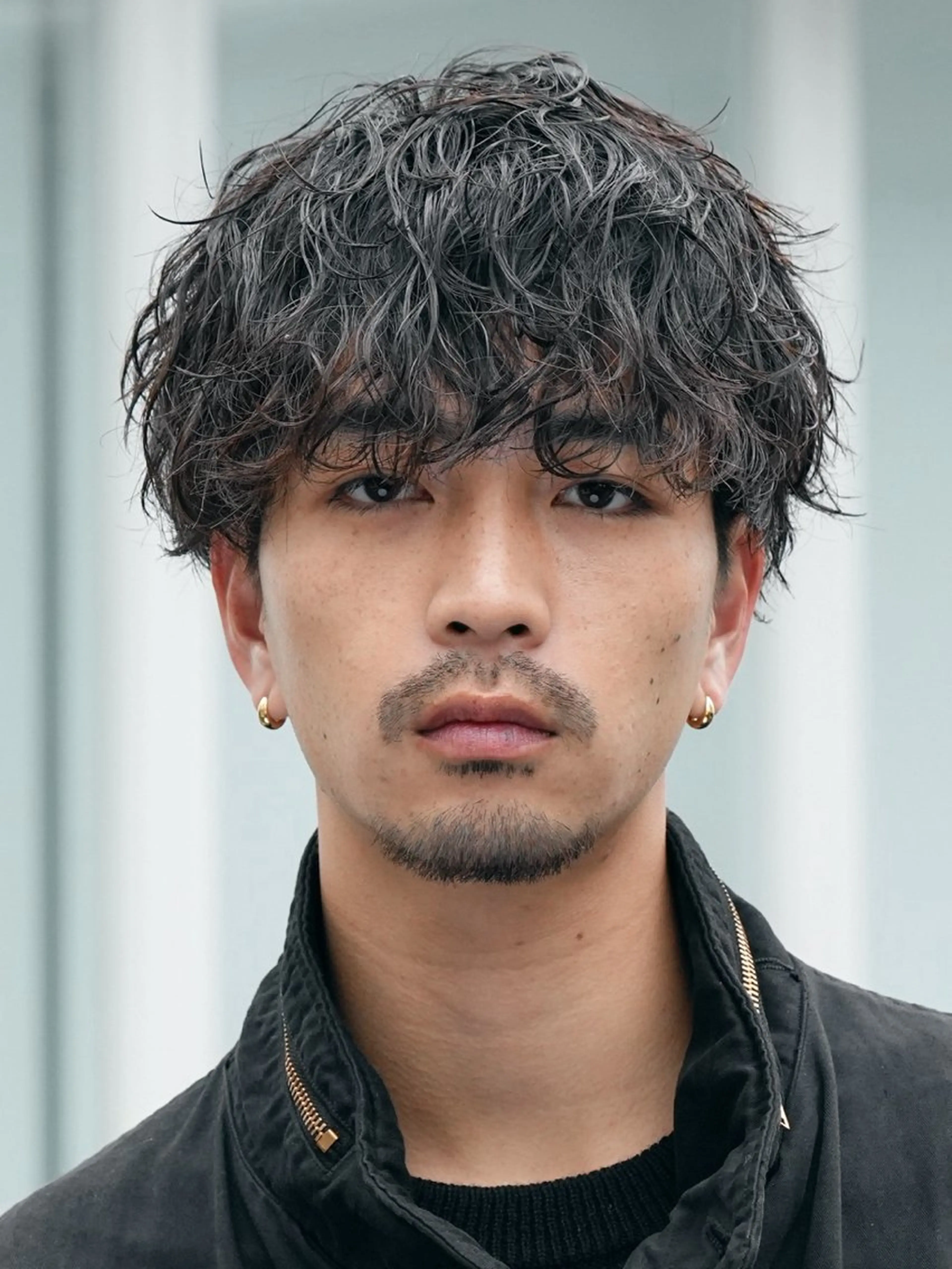 ショート パーマ メンズ マッシュ 刈り上げ 波巻きパーマ カット パーマ fifth名駅所属・メンズパーマ 名古屋/水谷颯のヘアスタイル