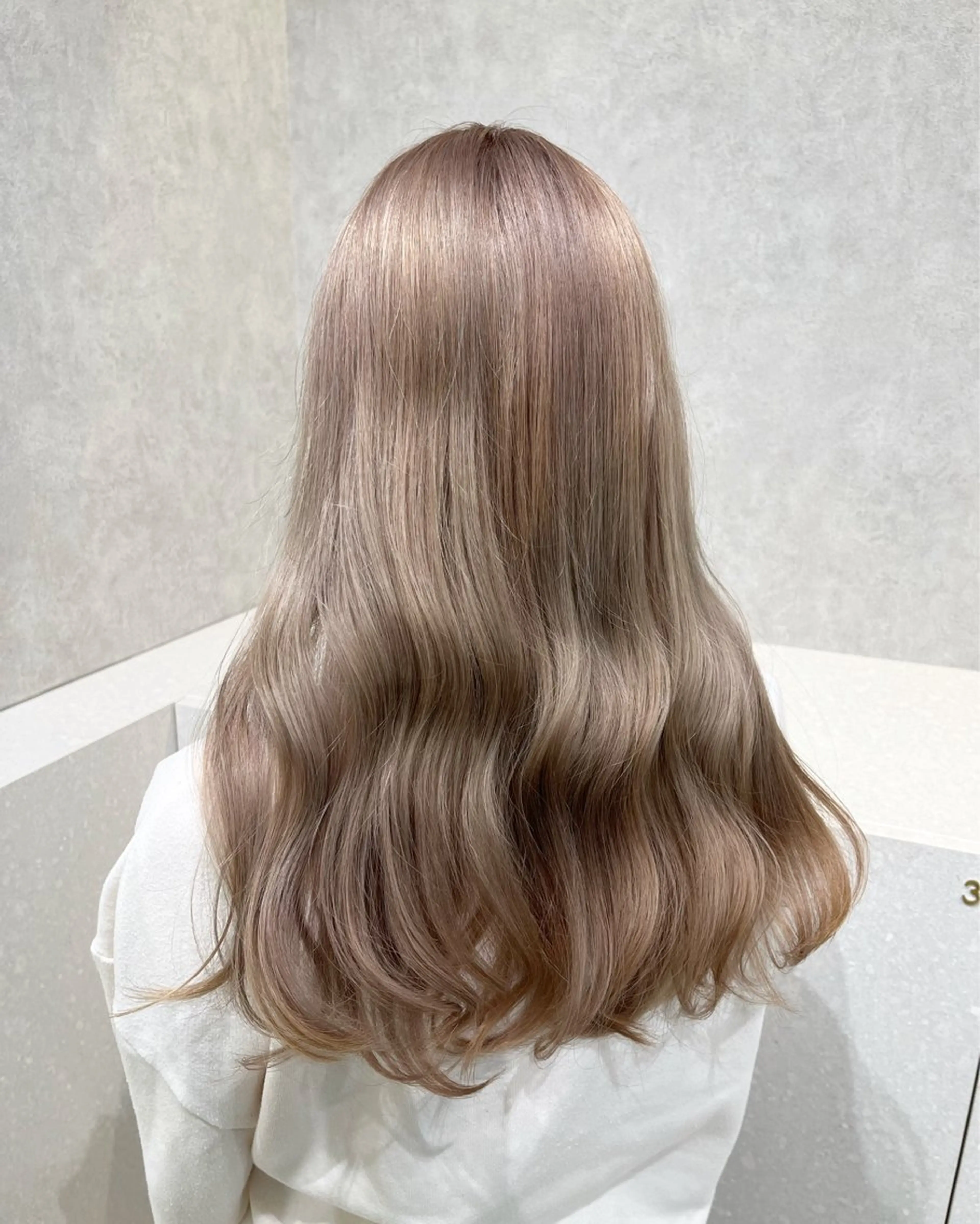 ロング カラー 韓国ヘア🇰🇷透明 感カラー/yui🎀のヘアスタイル