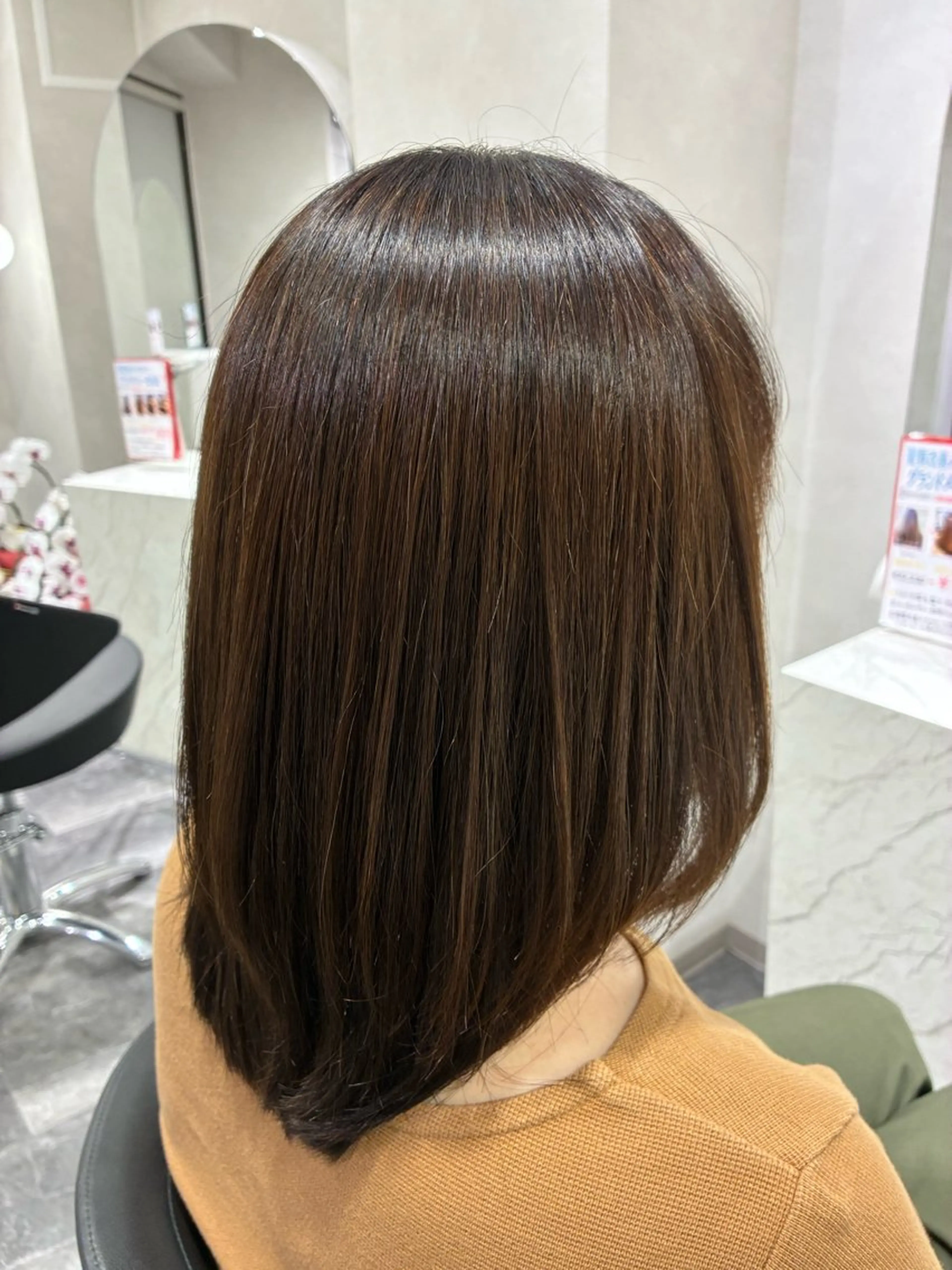 【期間限定】髪質改善ストレートの写真