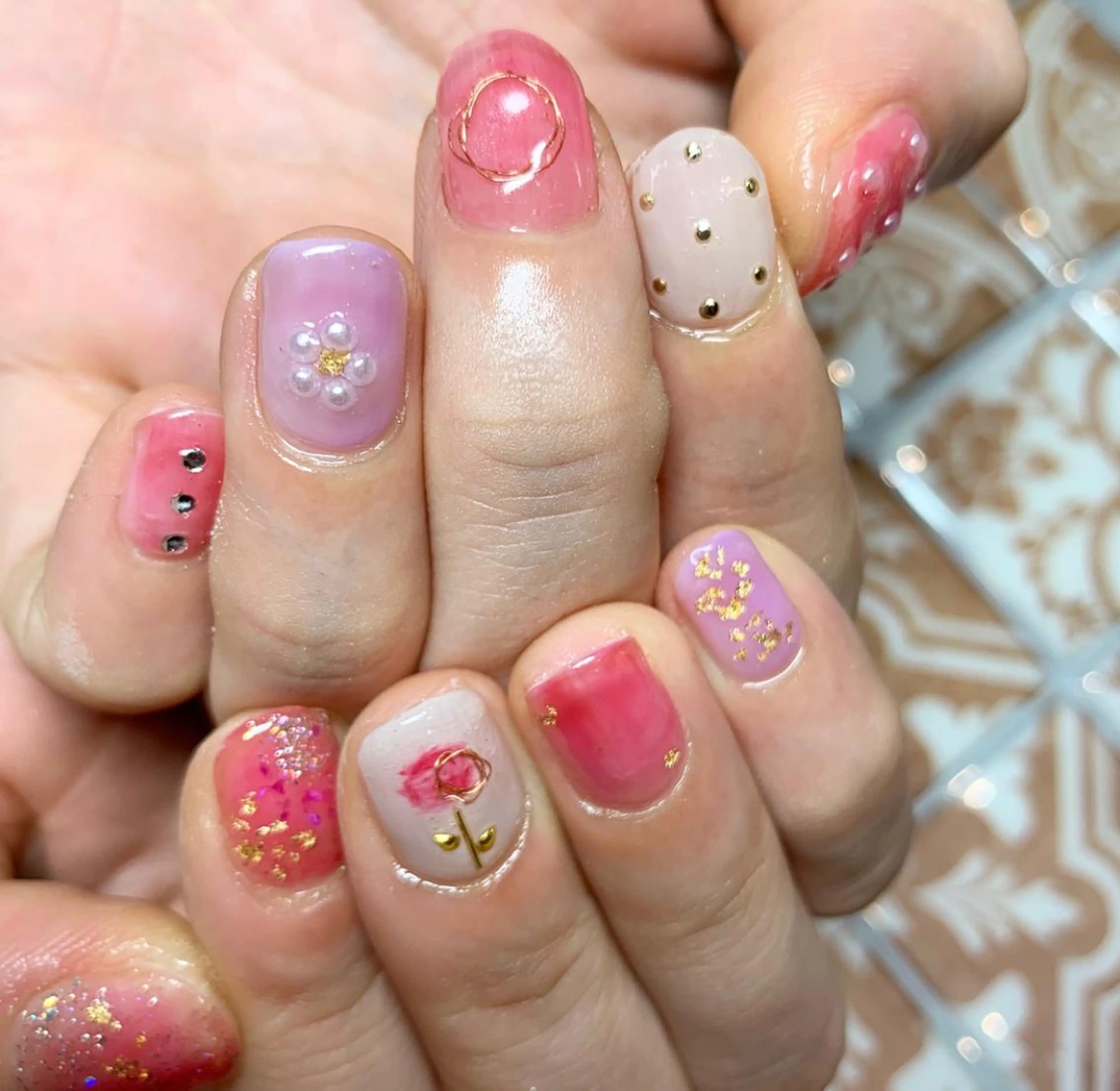 ネイル 駒月 明日香のネイルデザイン