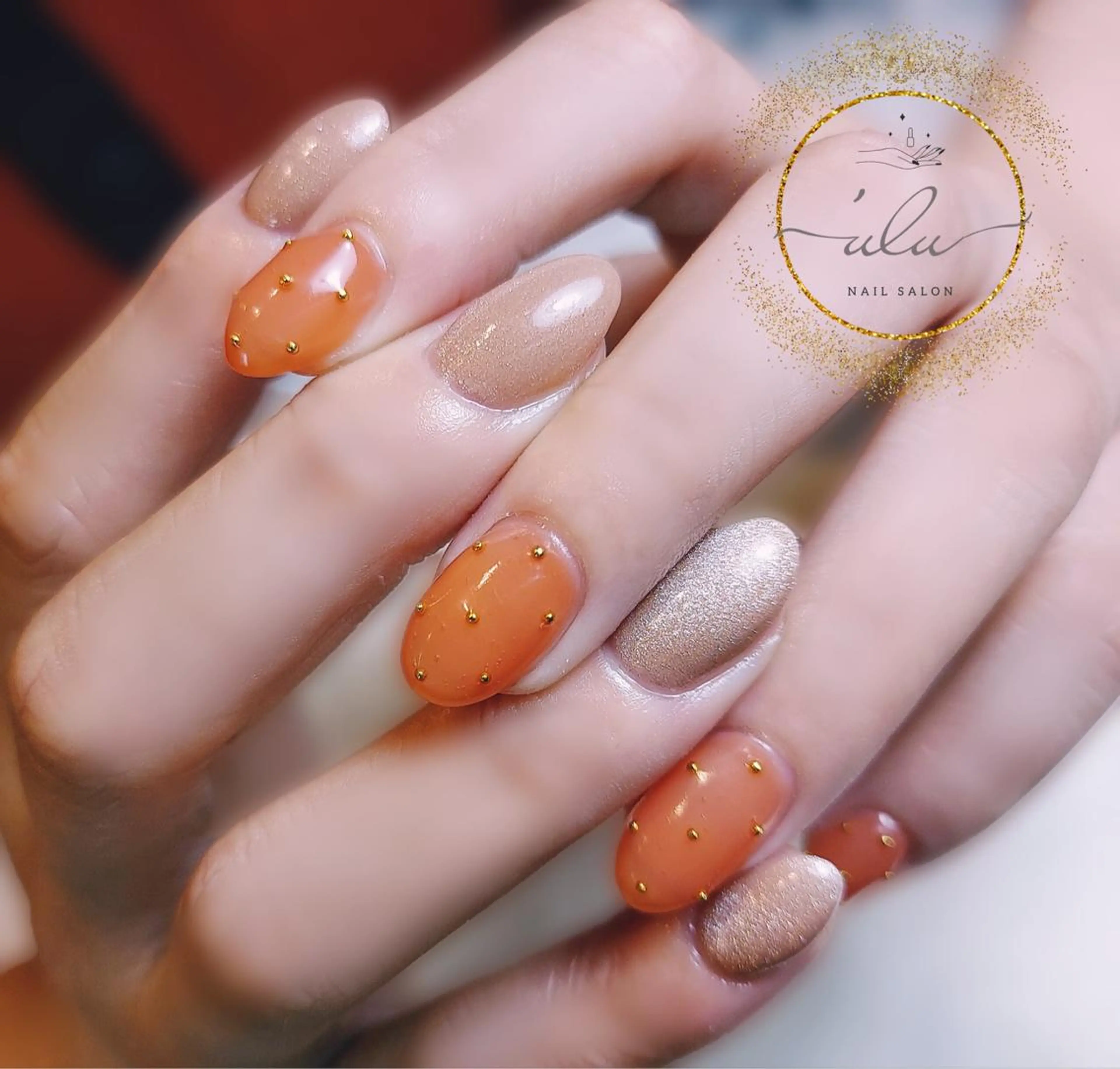 ネイル マグネットネイル ハンドネイル Nailsalon 'uluのネイルデザイン