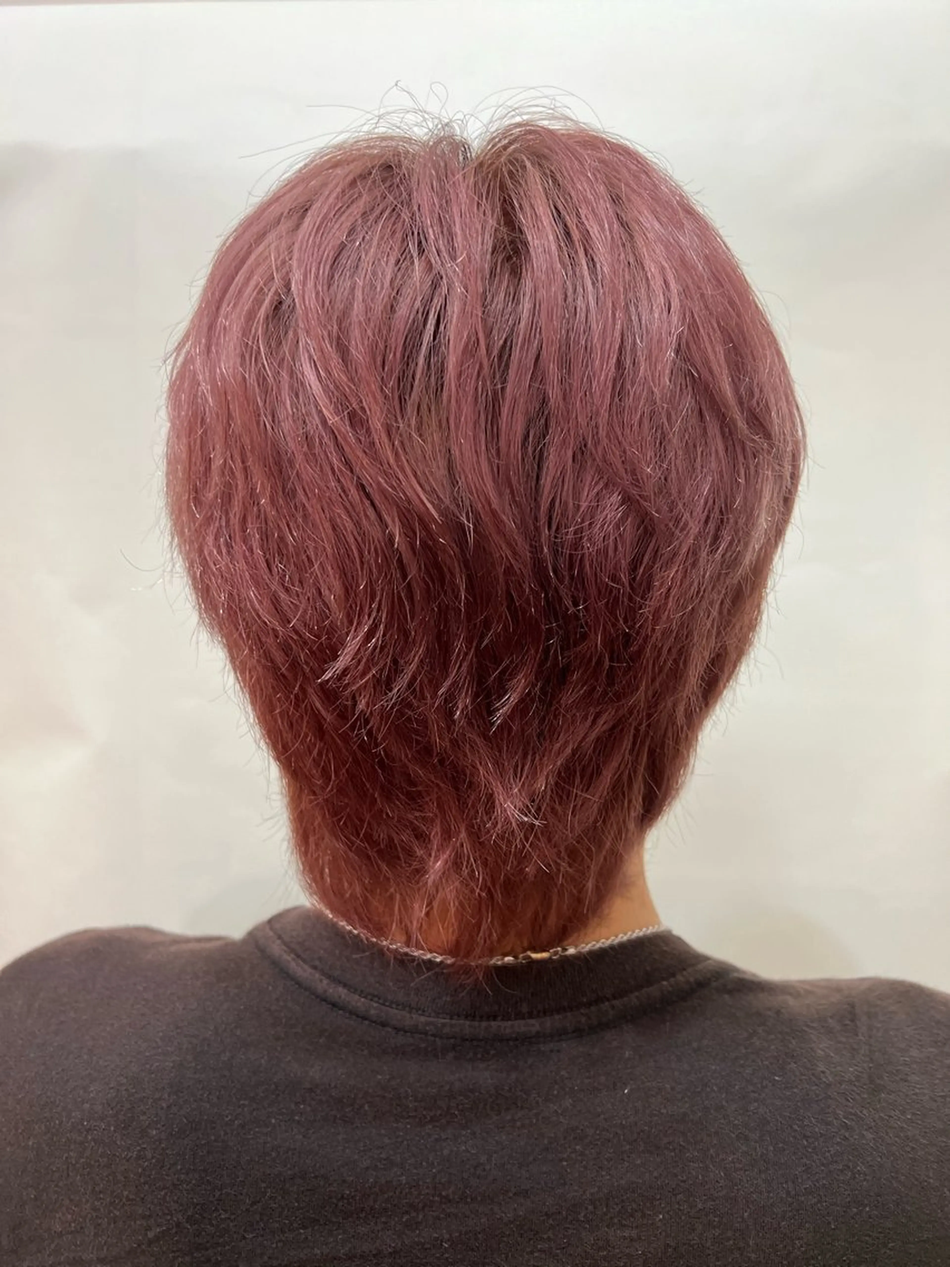 ショート カラー ブリーチ ピンクカラー バイオレットカラー バイオレットピンク CRED GARDEN 綾瀬店所属・カットモデル募集中 大塚春翔のヘアスタイル