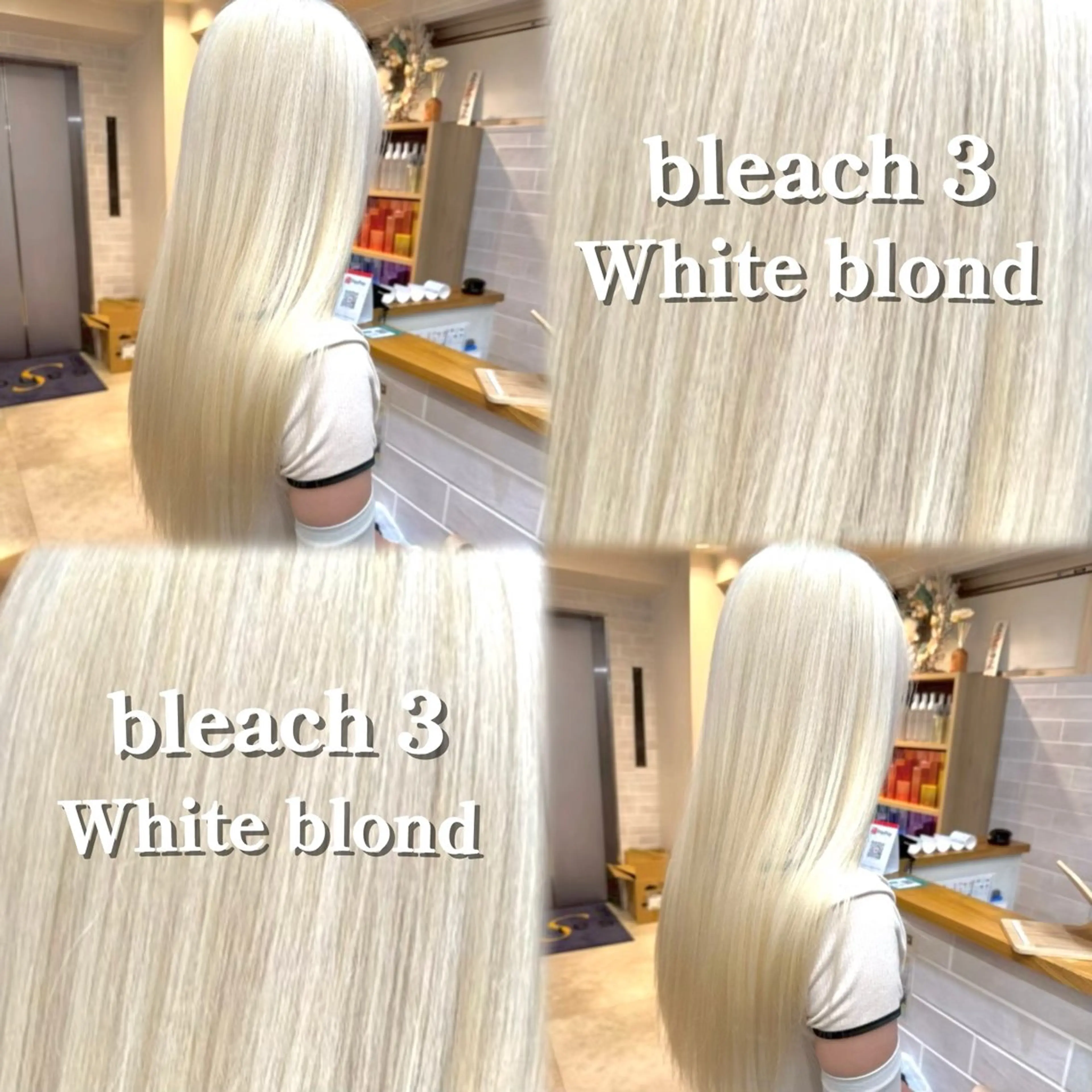 ロング カラー ブロンド ロング カット ヘアカラー トリートメント ハイトーン/横浜 /伊藤　怜のヘアスタイル