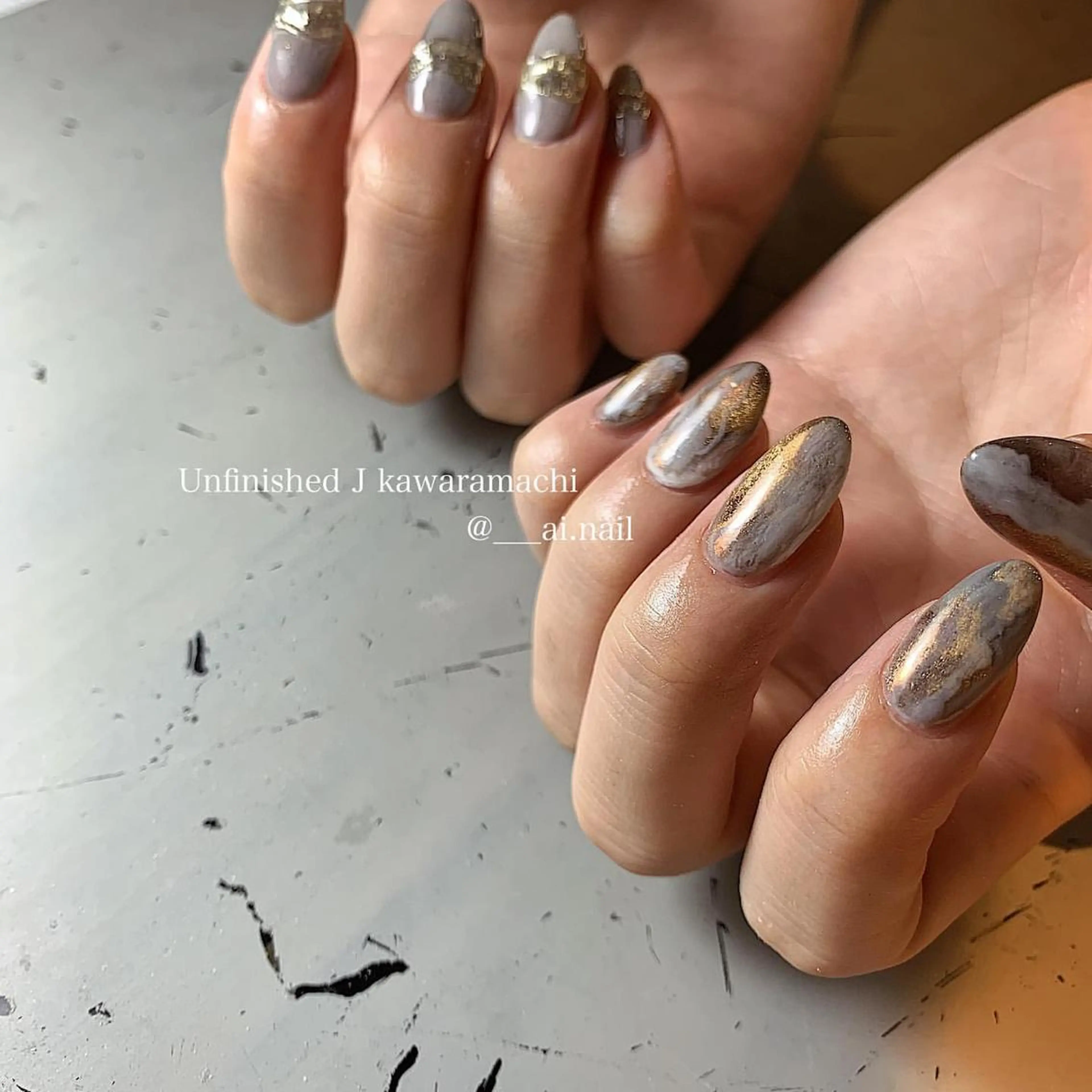 ネイル ハンドネイル 🍃伏見 / soL nail / aiのネイルデザイン