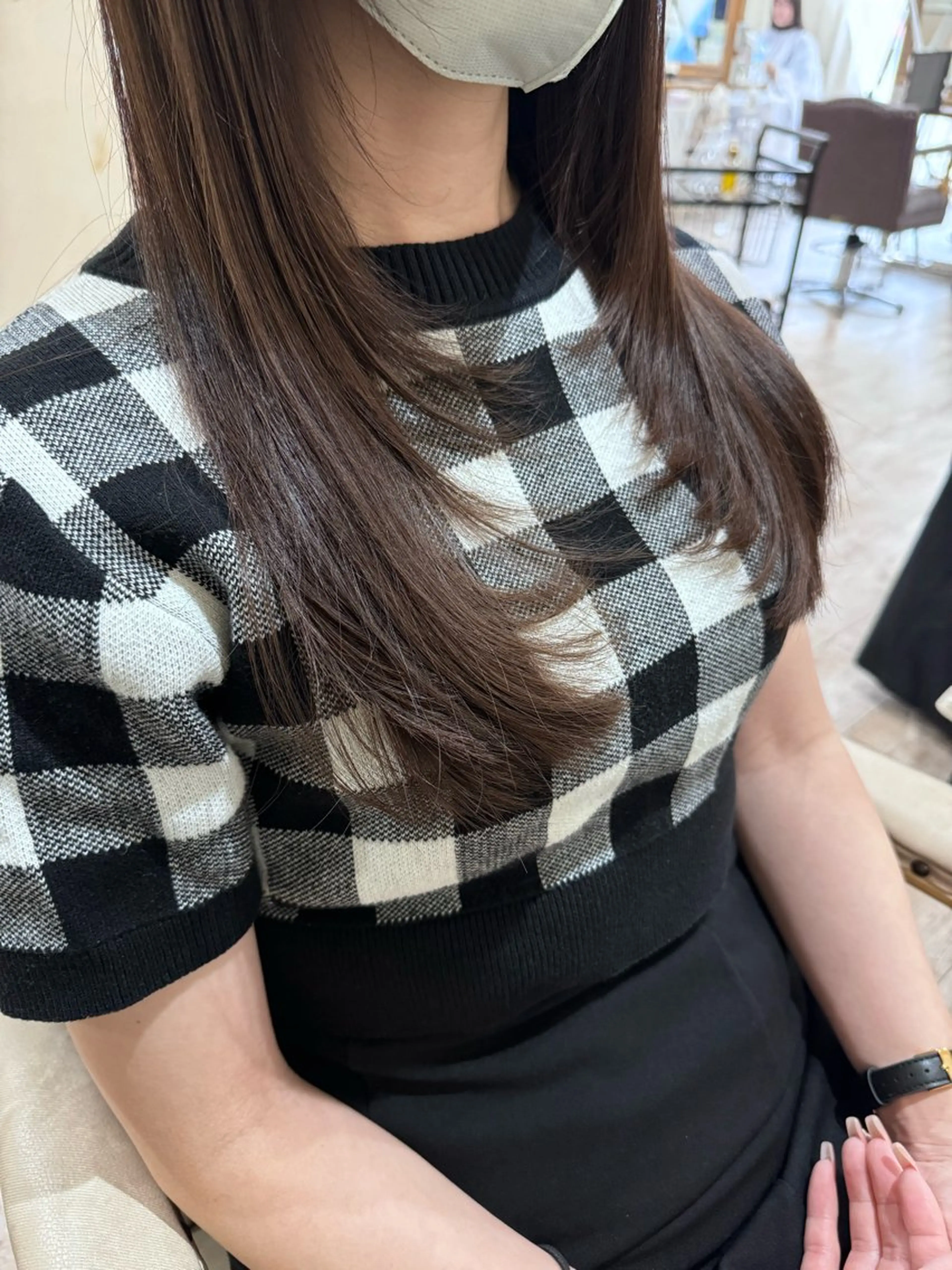 ロング カラー 髪質改善 レイヤーカット トリートメント カット ヘアカラー トリートメント 新越谷noble店長 松本拓也▶◀*.のヘアスタイル