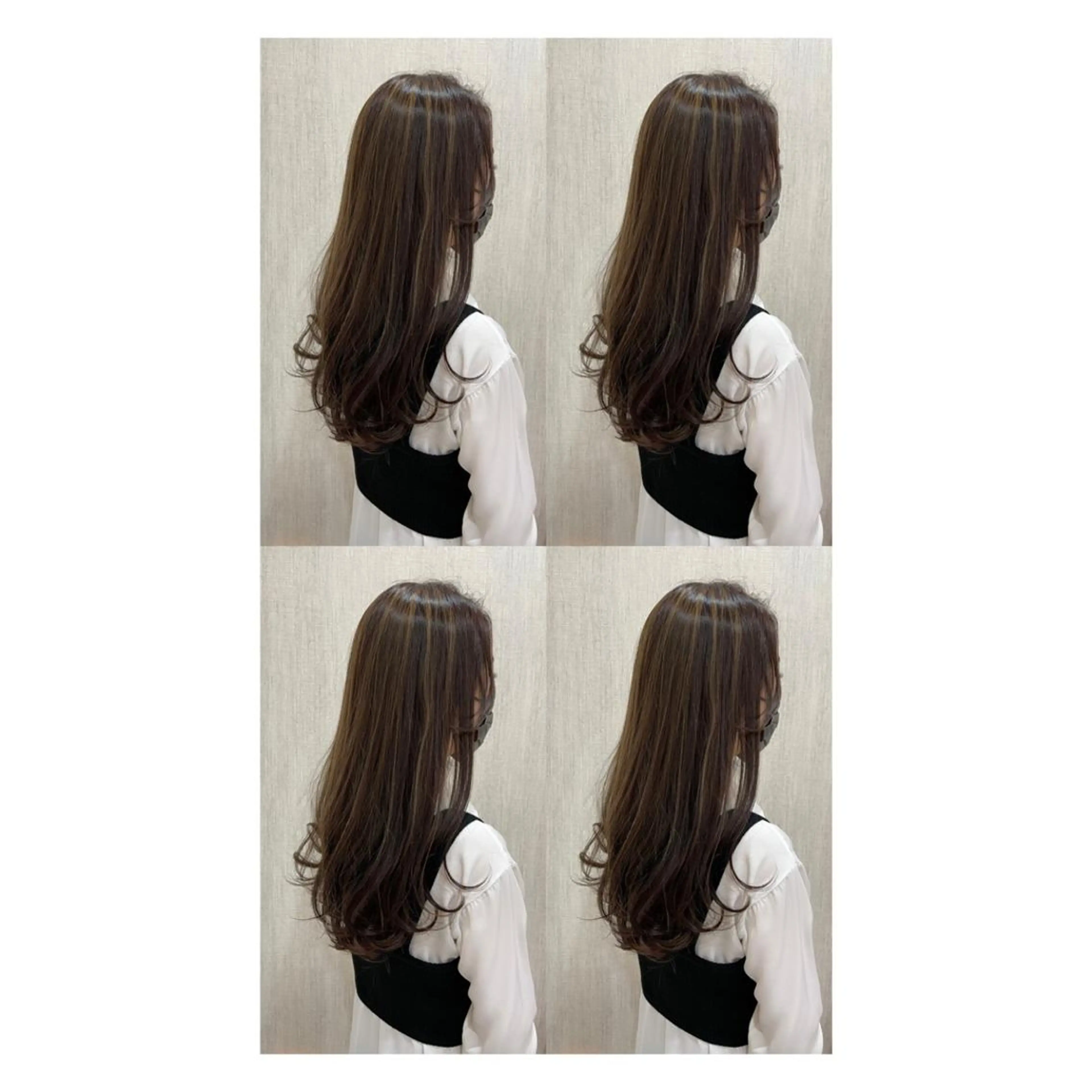 ロング カラー カット ヘアカラー トリートメント 店長✨レイヤー✖️ 髪質改善✖️韓国ヘアのヘアスタイル