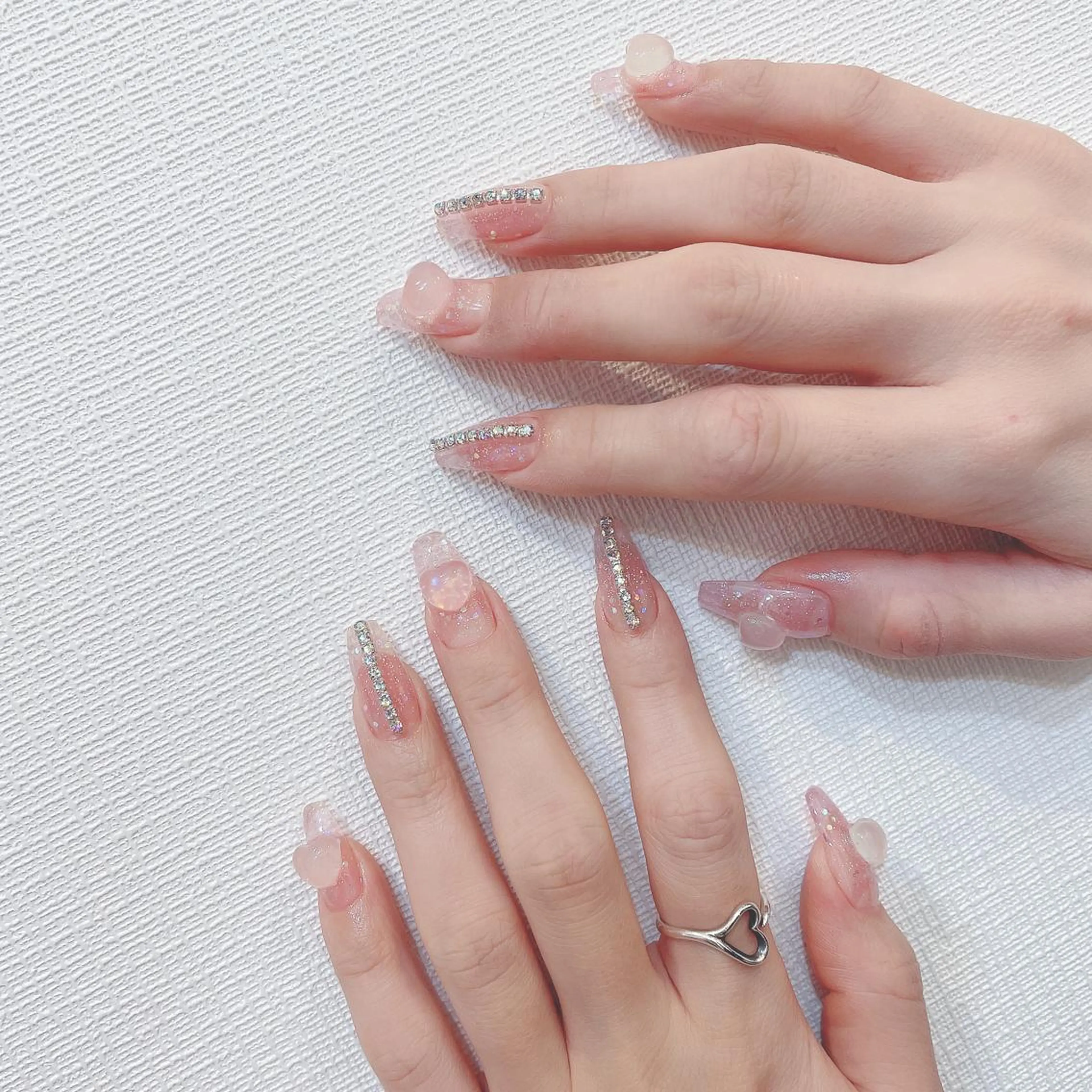 【アクリルスカルプ長さだし】ワンポイントコース/ パーツ¥4400までokの写真