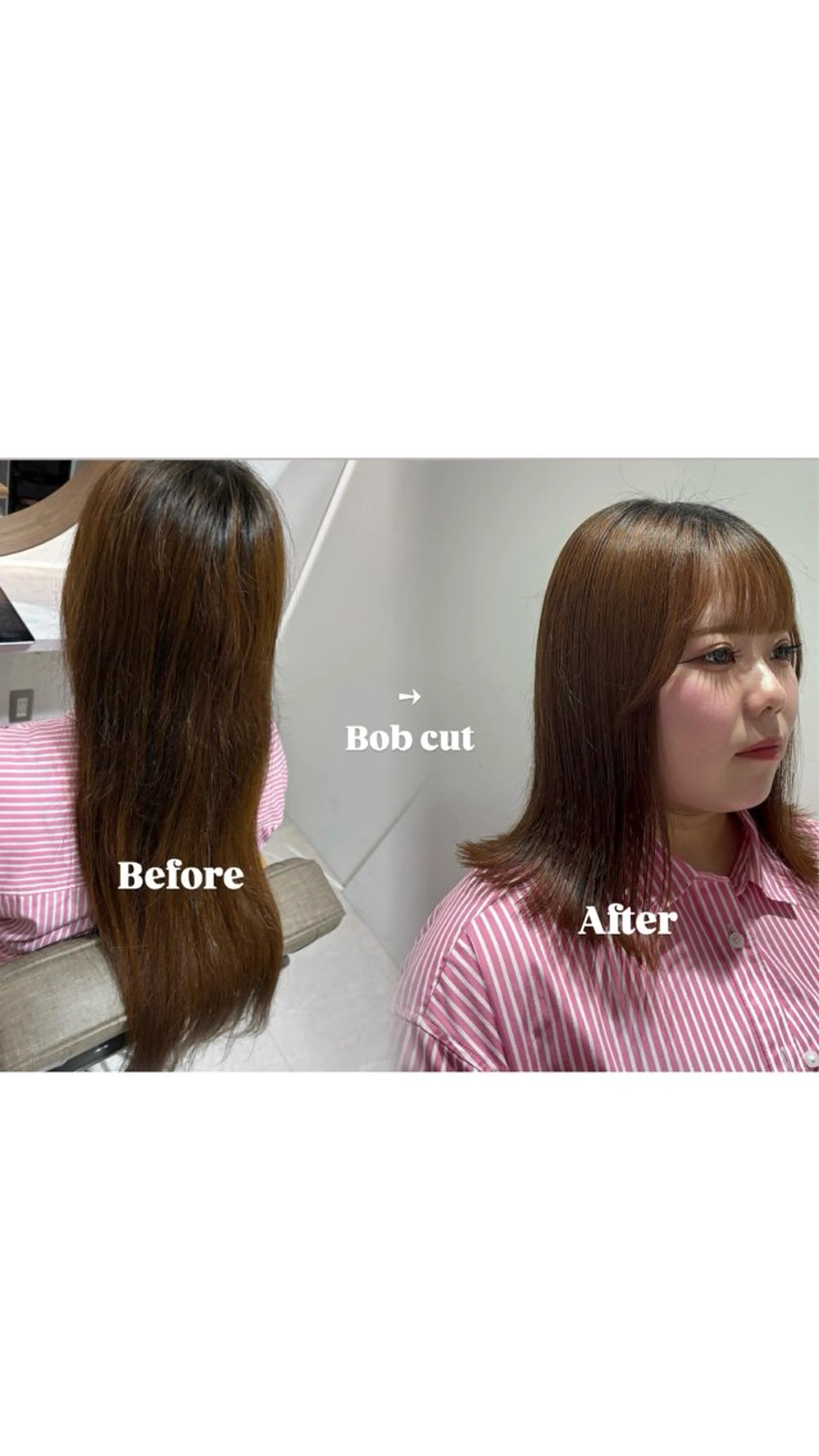 ミディアム 瀬戸 杏珠のヘアスタイル