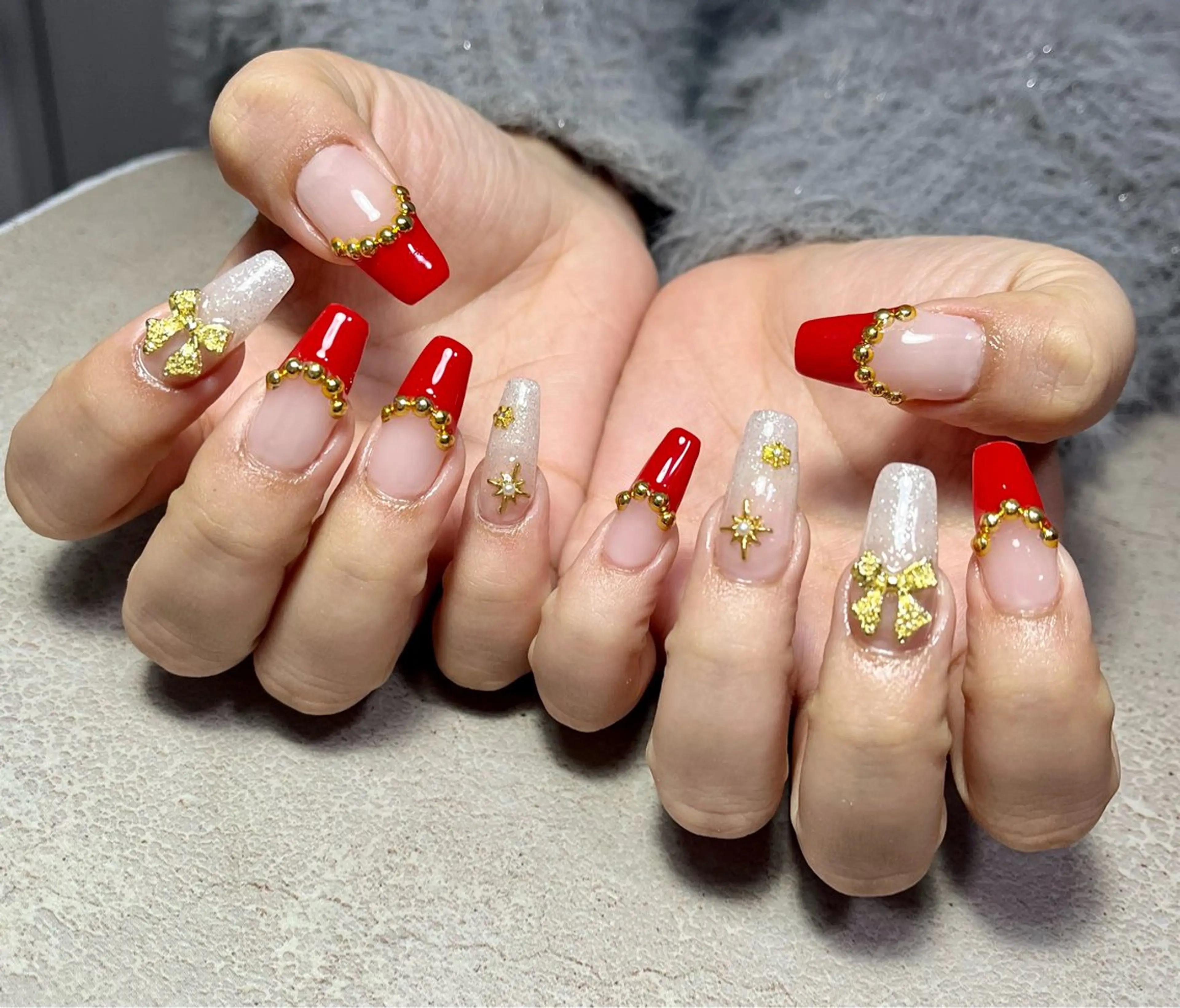 ネイル ハンドネイル goldgleams ちなのネイルデザイン