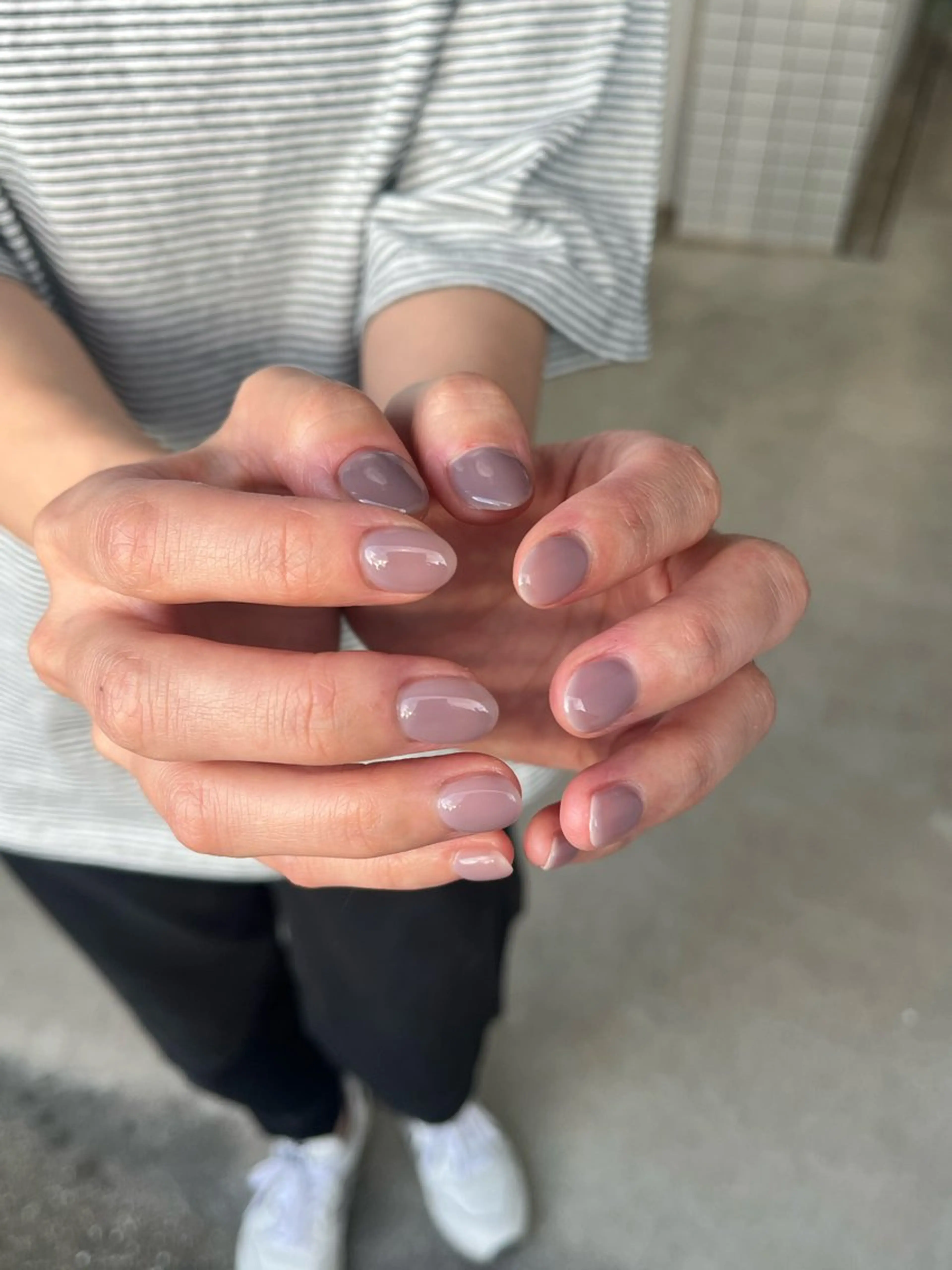 ネイル ワンカラーネイル Belle  âme Mioのネイルデザイン