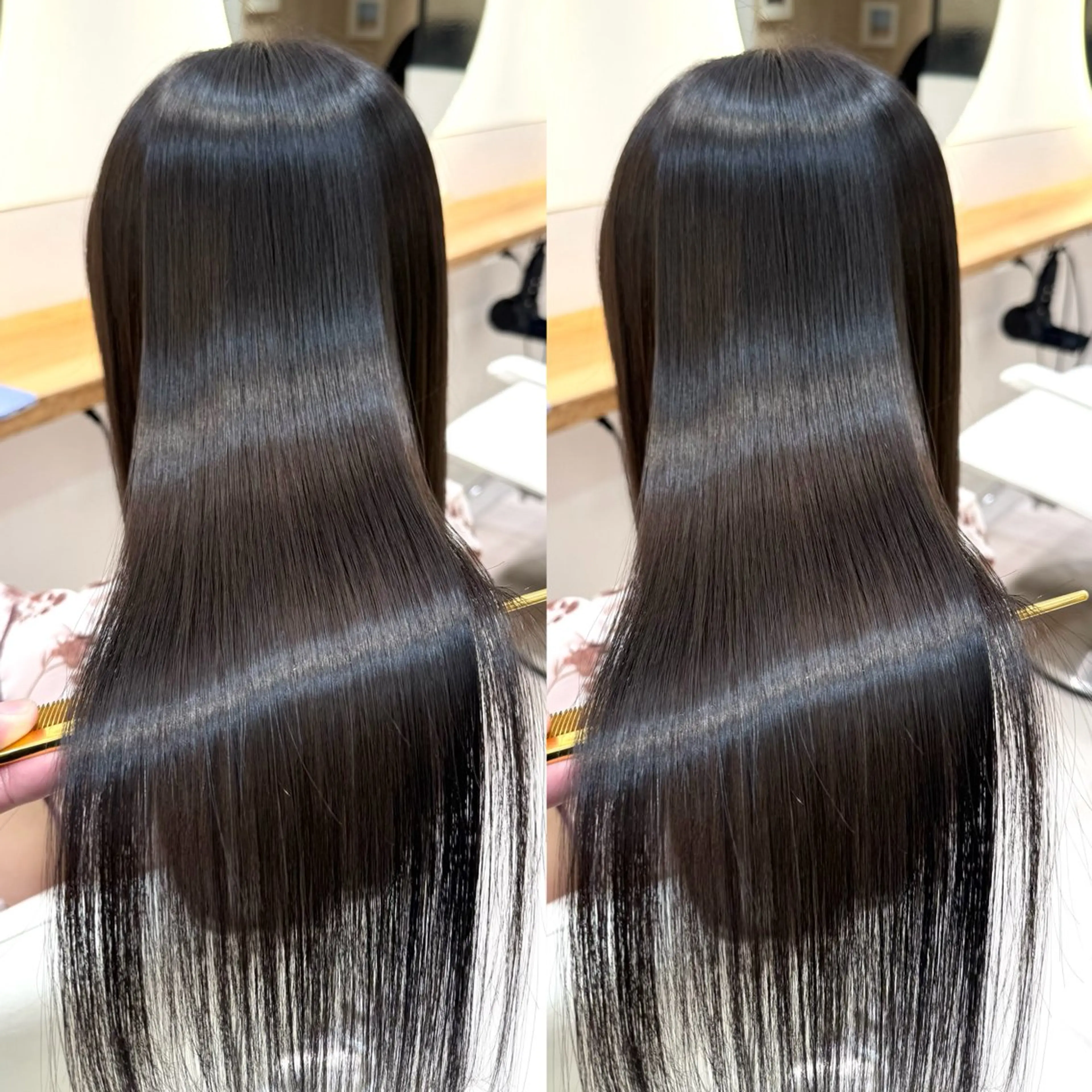 ロング 縮毛矯正 縮毛矯正 トリートメント 韓国/ワンホン/新宿 /Rumiのヘアスタイル