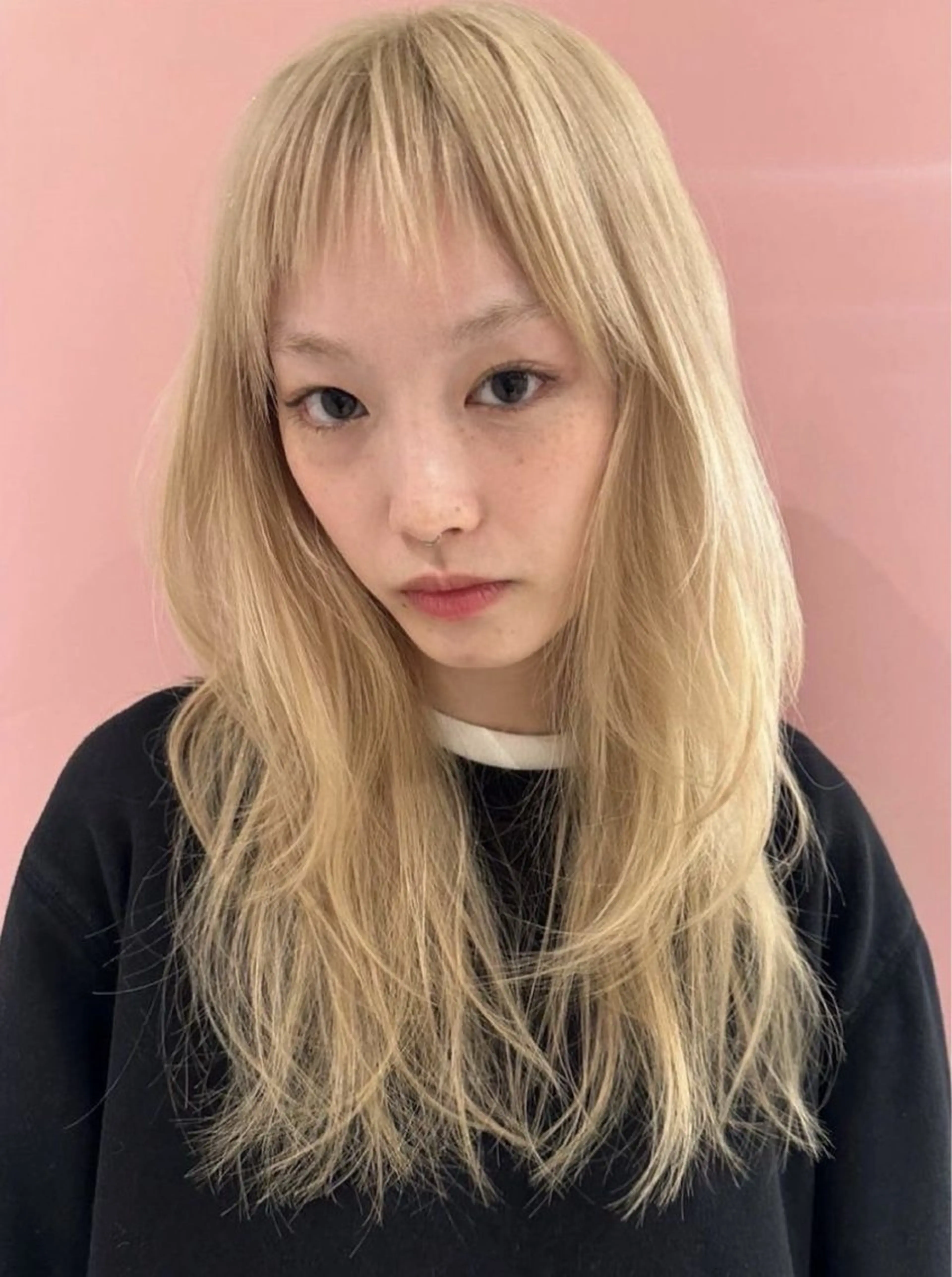 w color (ブリーチリタッチ)の写真