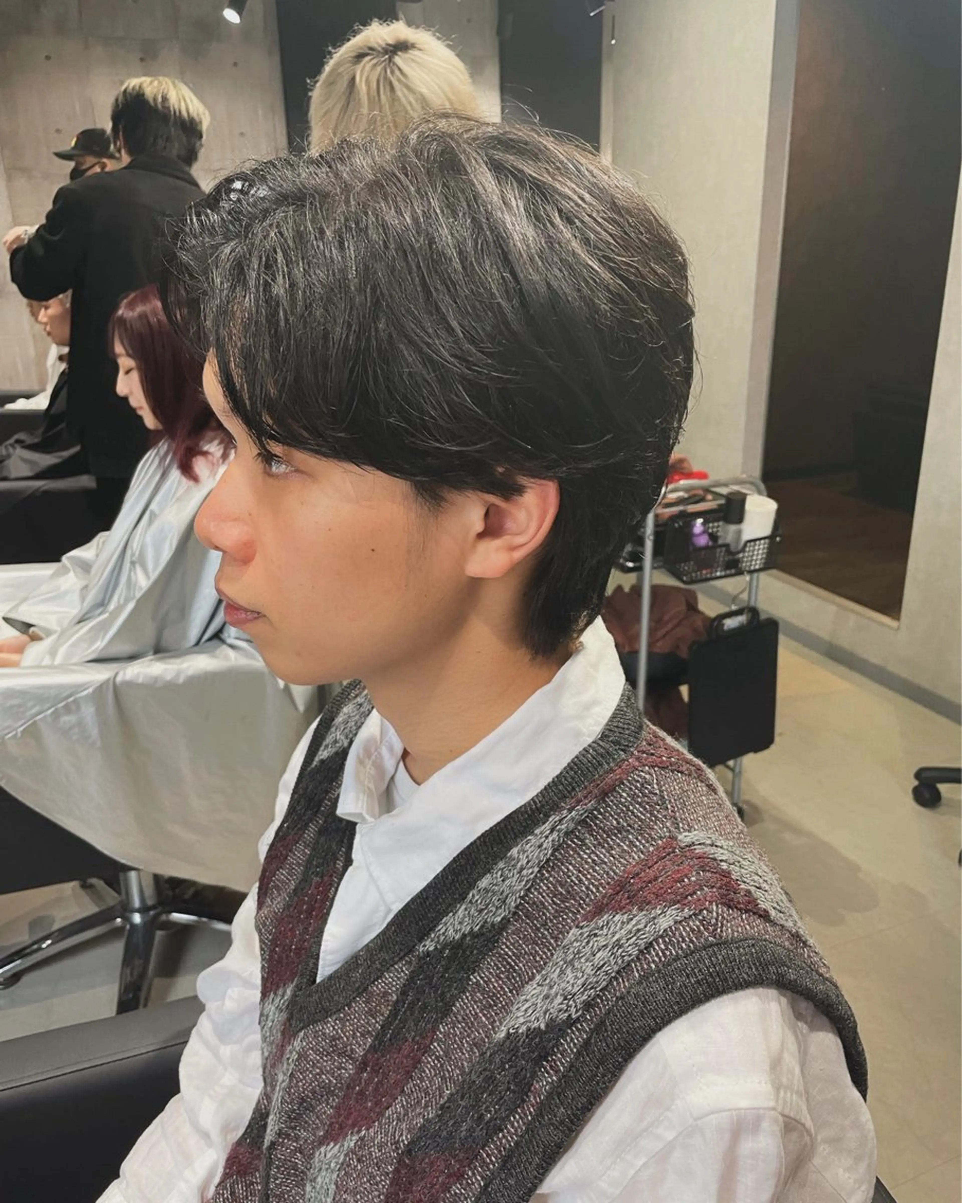 メンズ マッシュウルフ マッシュ メンズウルフカット ウルフカット 髪質改善/艶カラー Hiroakiのヘアスタイル