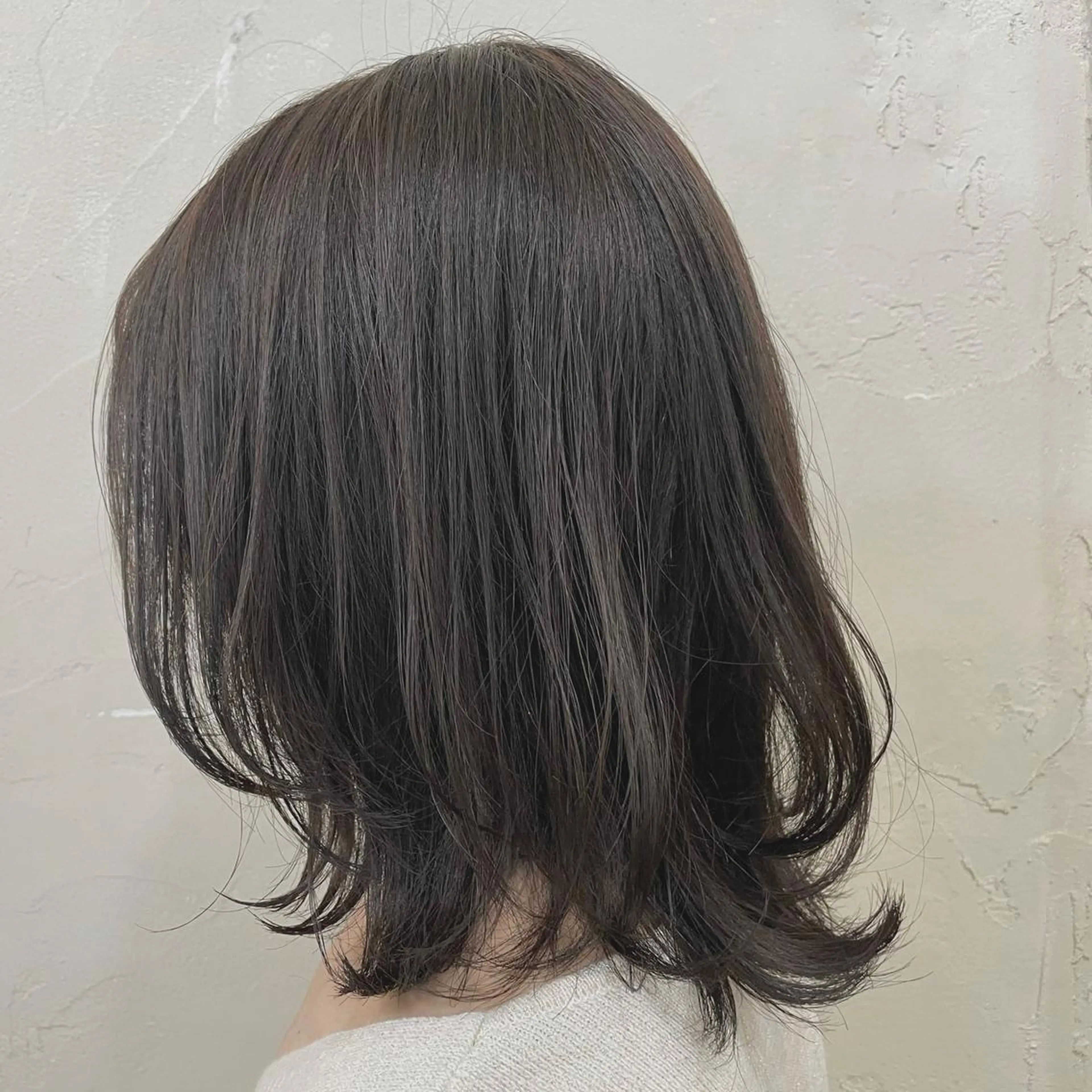 ミディアム カラー ノンダメージサロン/ 豊中/美容室のヘアスタイル