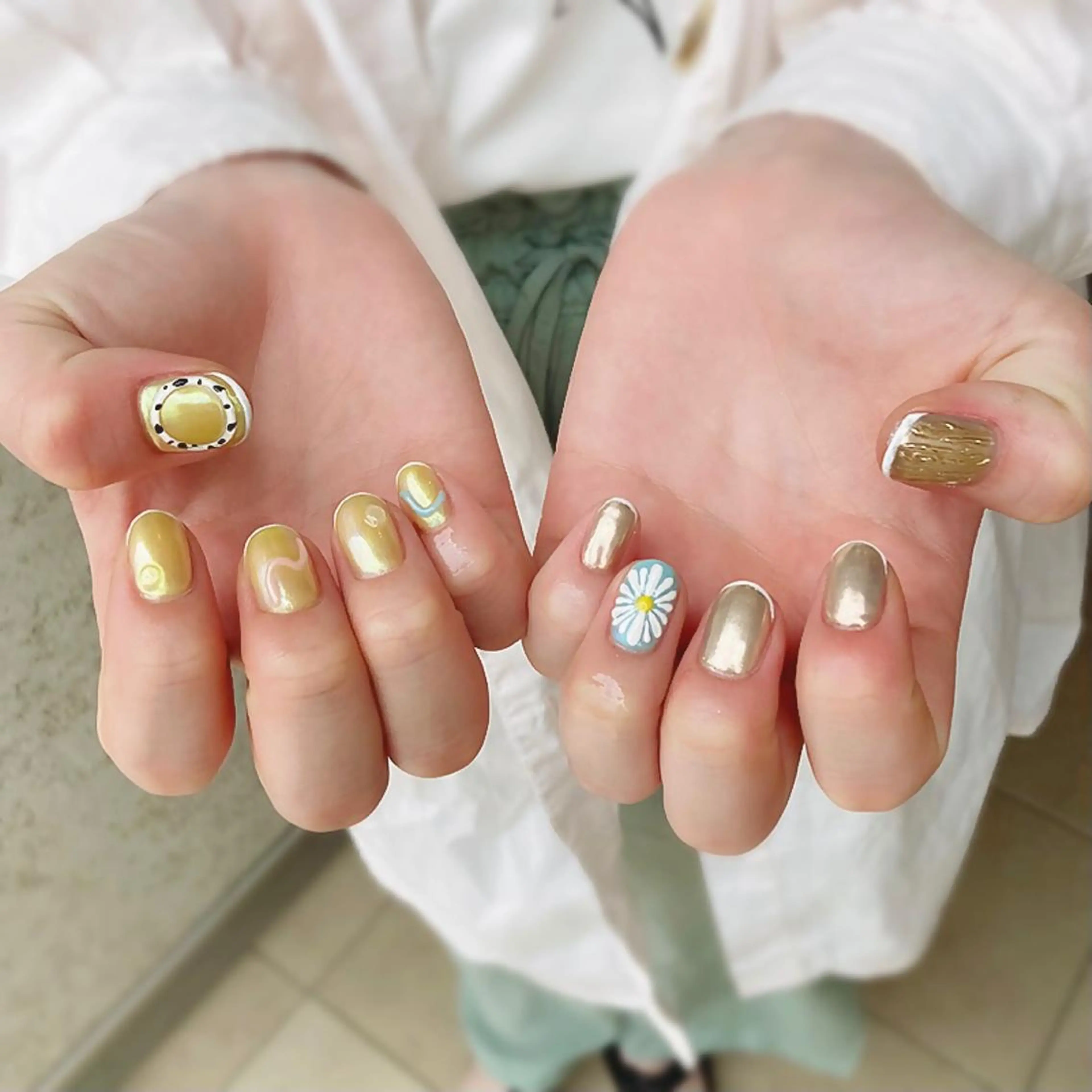 ネイル フラワーネイル ぷっくりネイル ハンドネイル Andalucia nailsのネイルデザイン