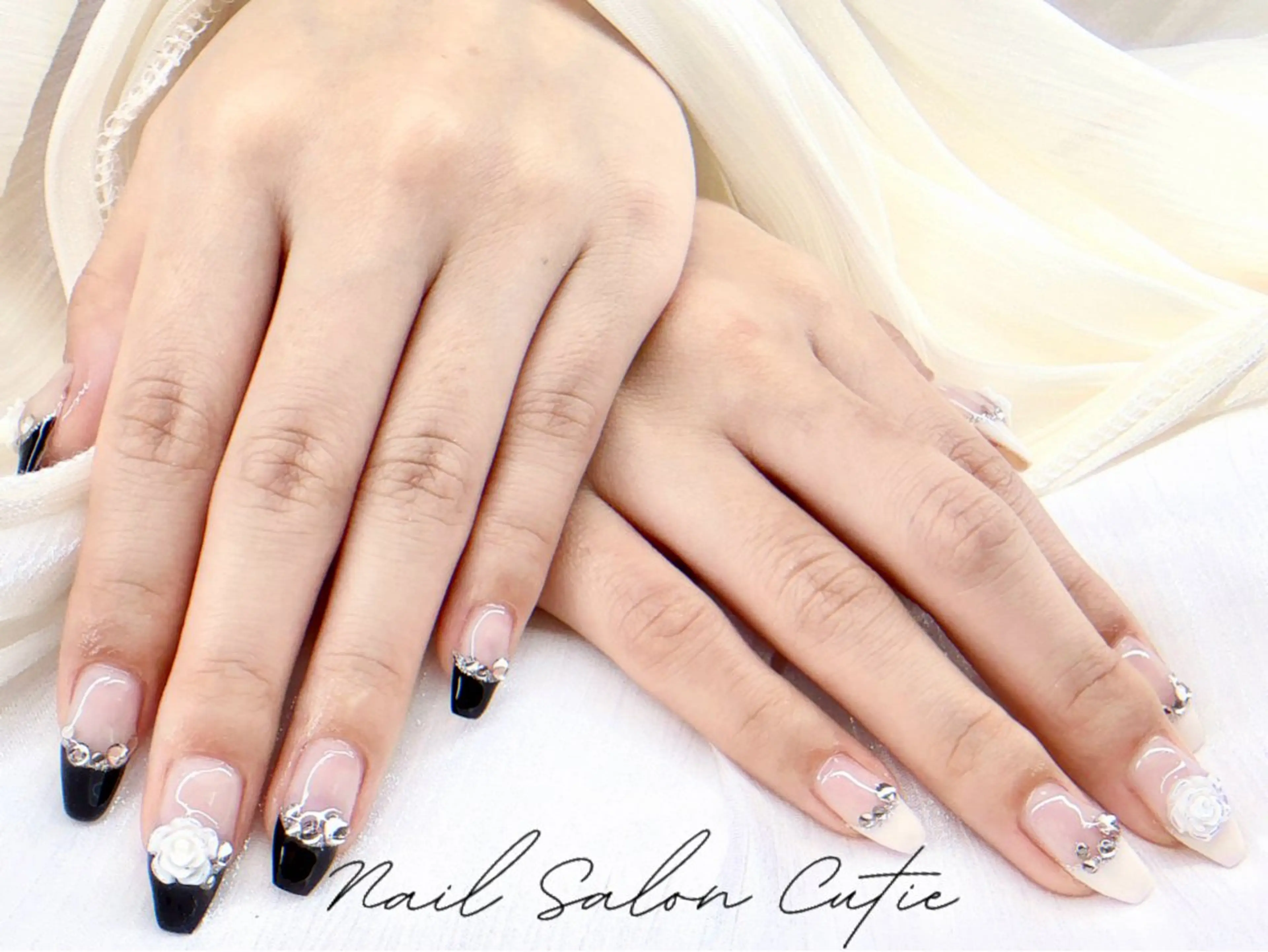 ネイル ジェルネイル ハート 韓国ネイル 持ち込み オフィスネイル ワンホンネイル 韓国ネイルのネイルデザイン