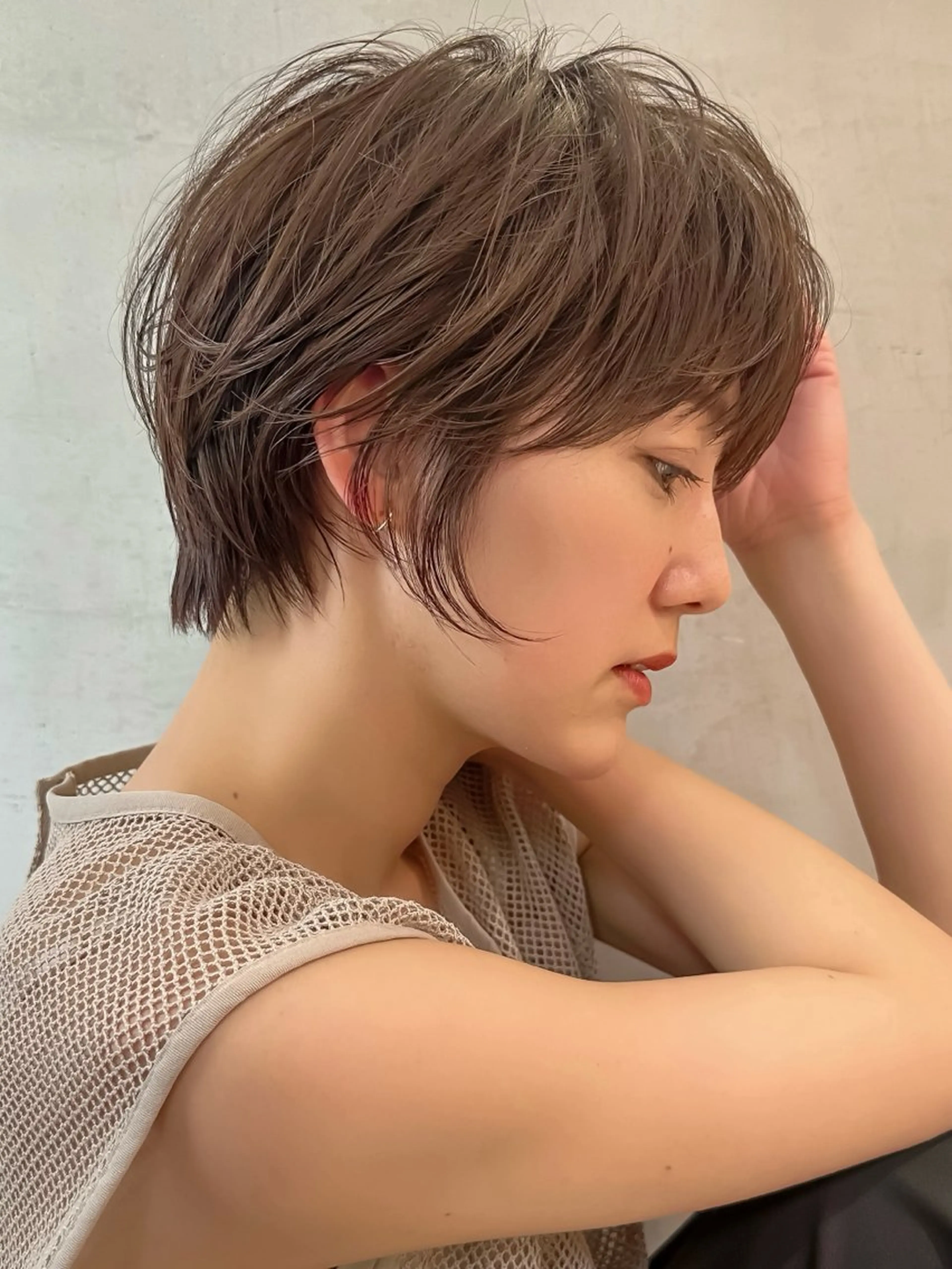 ショート カット ヘアカラー トリートメント ヘッドスパ taiga ショート /レイヤー/矯正🌈のヘアスタイル