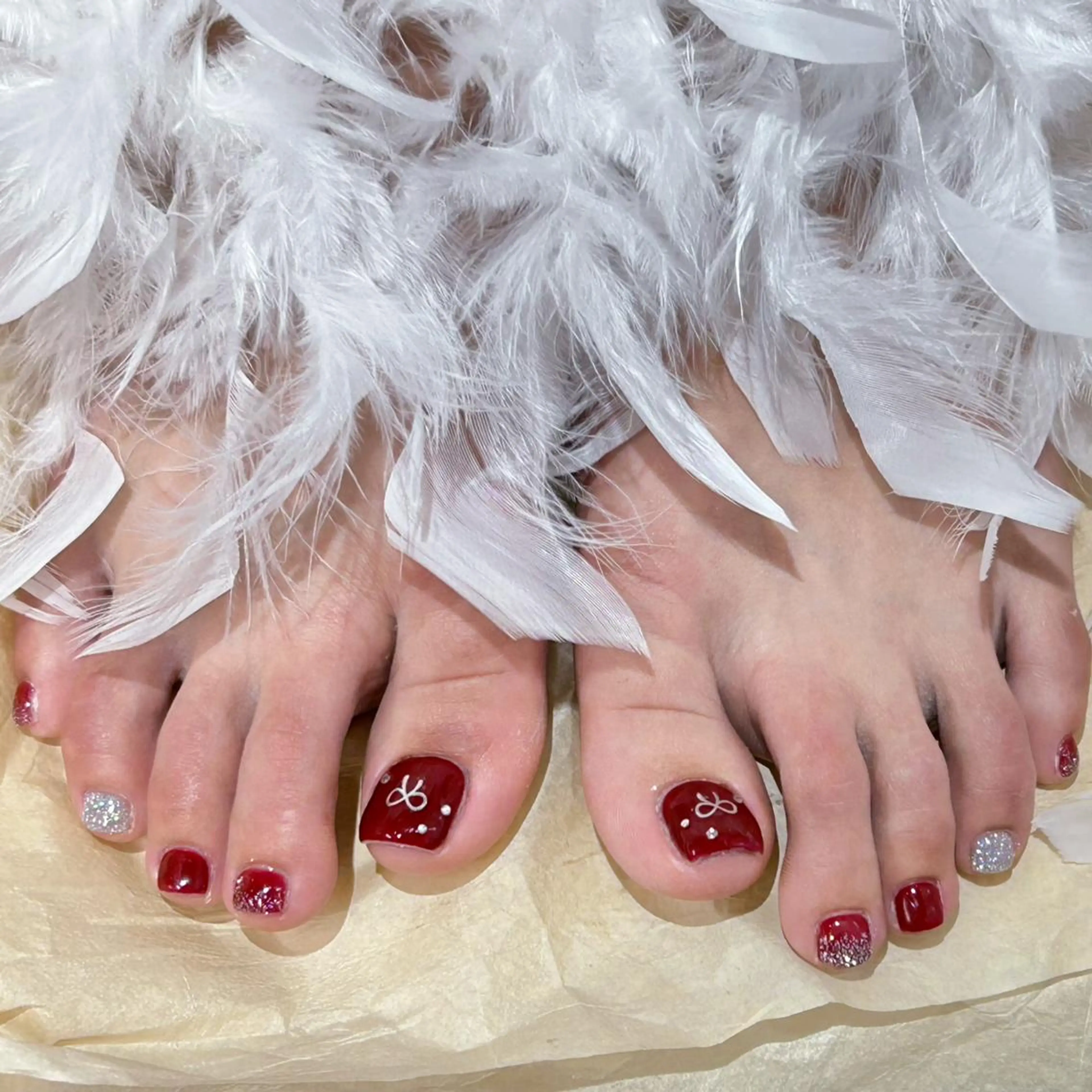 ネイル アートネイル オーロラネイル ガーリー キラキラネイル マグネットネイル フットネイル DIAMOND 💅のネイルデザイン