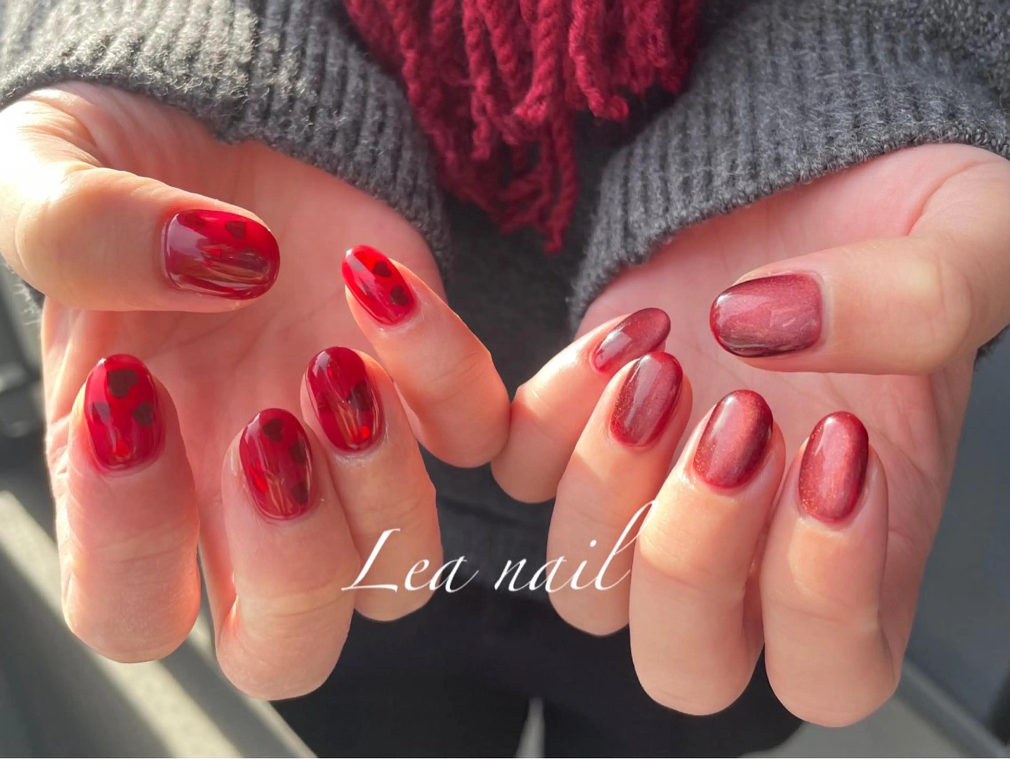 ネイル ハンドネイル 五十部 瞳子 パラジェルのネイルデザイン