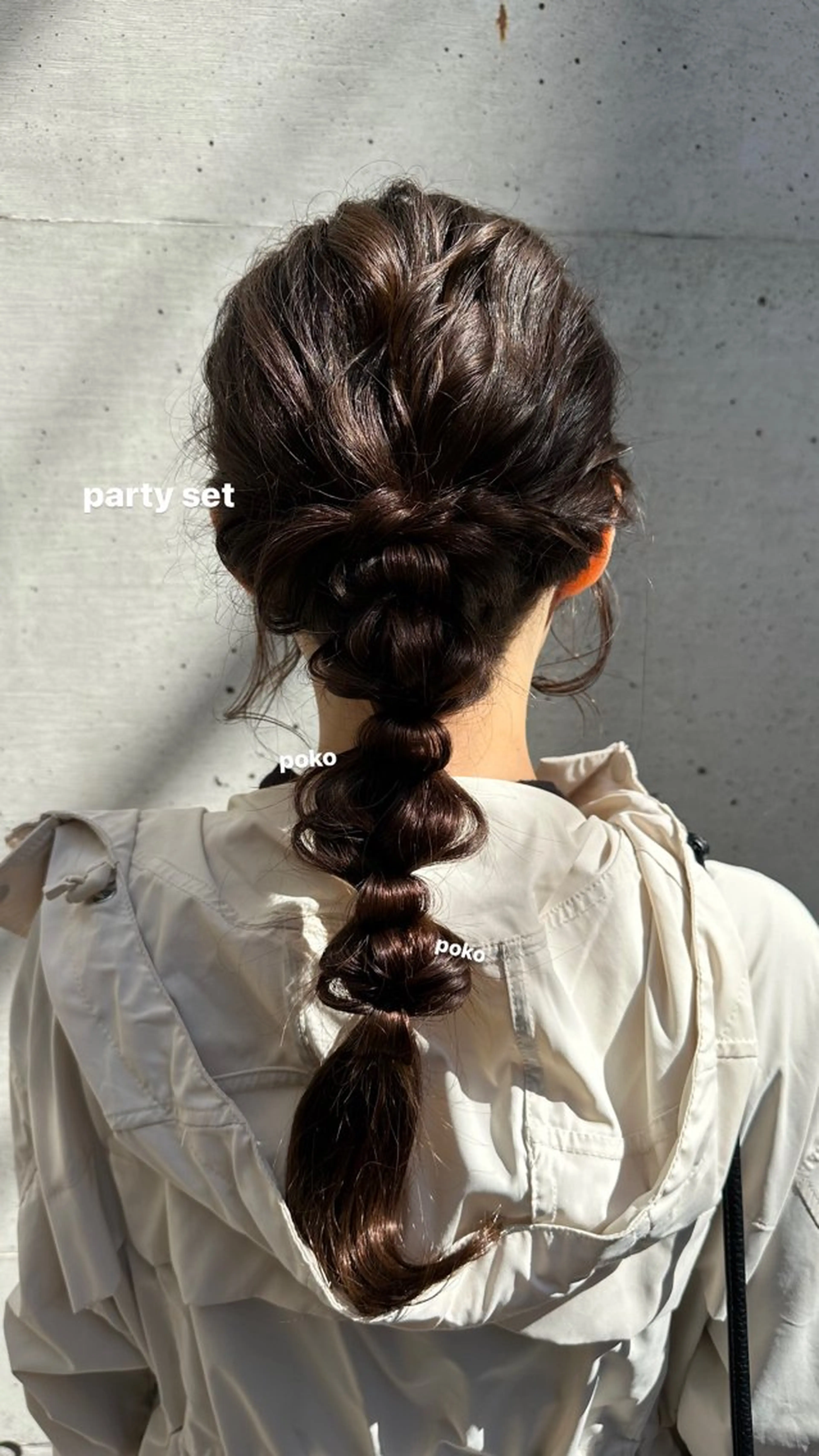 ロング ヘアセット v-lab studio所属・韓国レイヤーカット/ 艶カラー/ noaのヘアスタイル