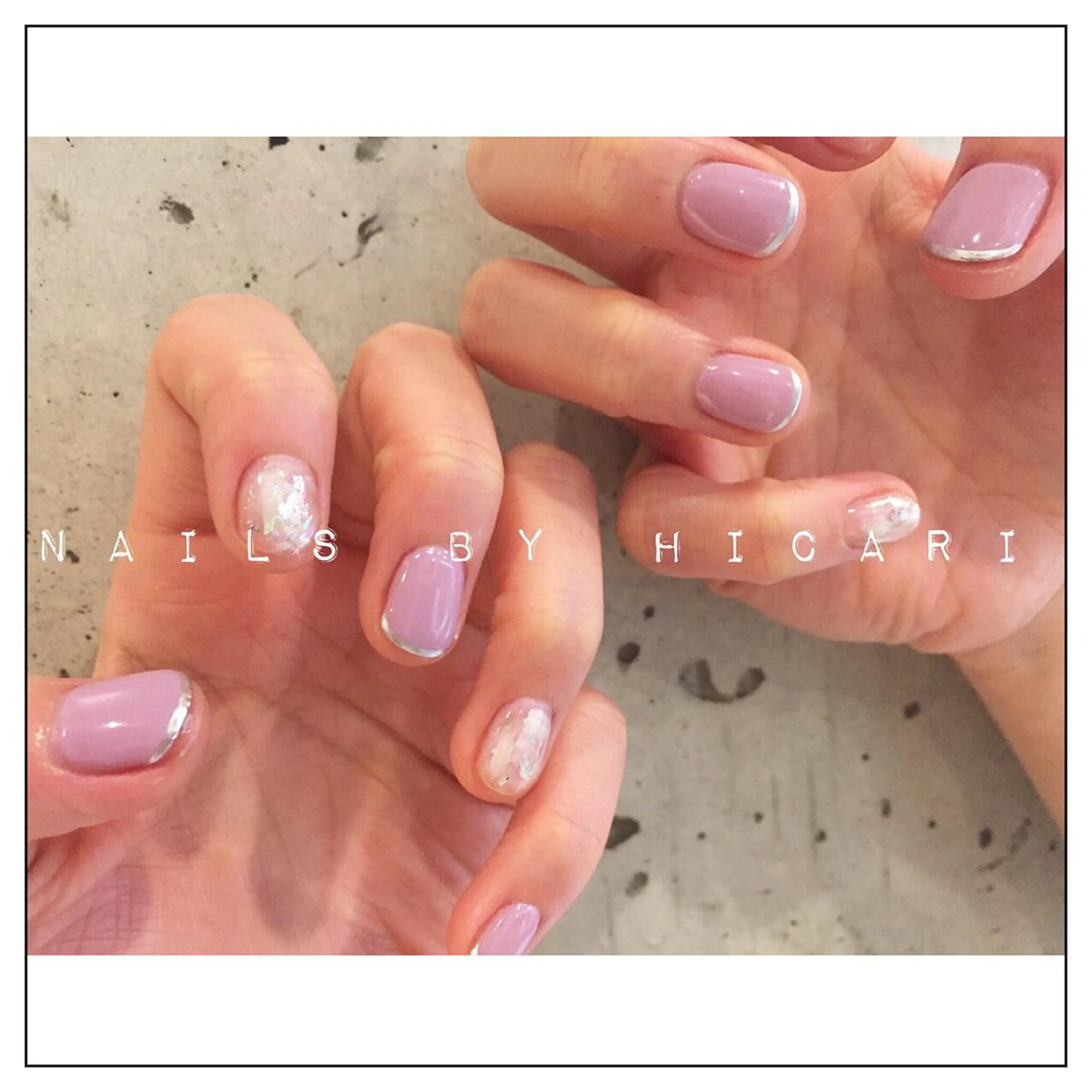 カラー ネイル マツエク・マツパ ジェルネイル ニュアンスネイル パラジェル illum hicariのネイルデザイン