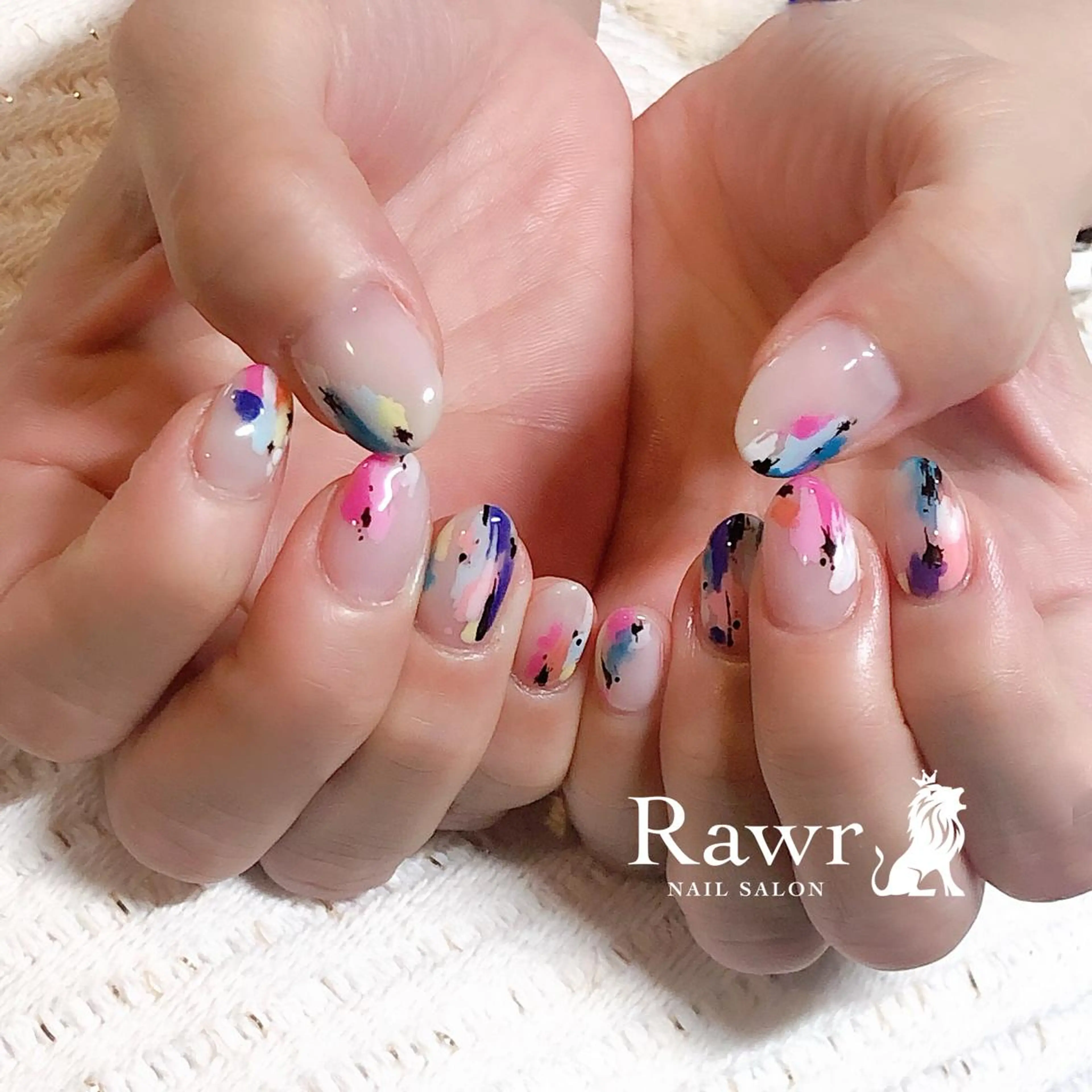 ネイル ハンドネイル Rawr / saoriのネイルデザイン