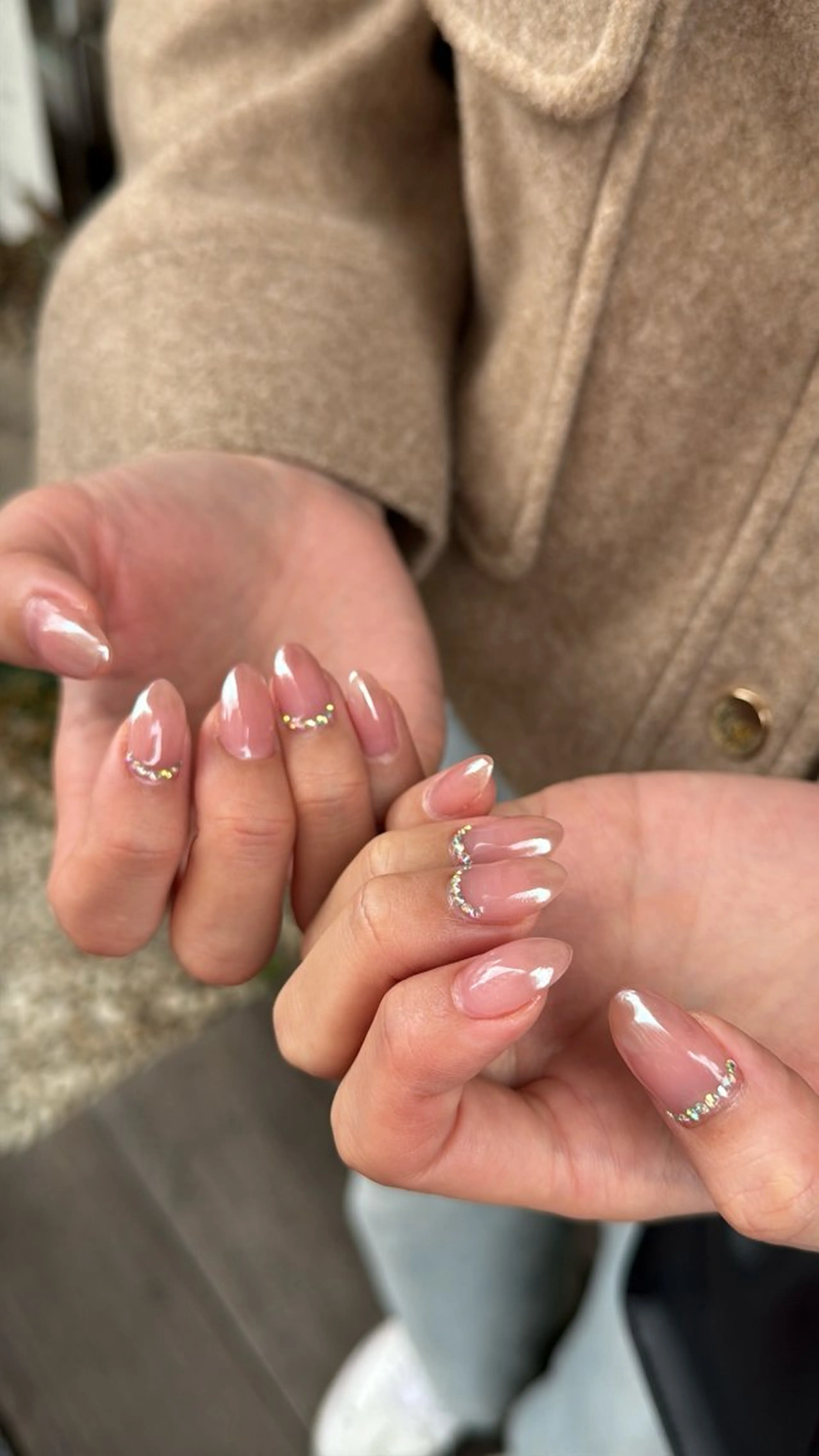 ネイル フラッシュネイル フラッシュマグ フットネイル フレンチネイル 韓国ネイル ハンドネイル SAKU  nail[サクネイル]所属・SAKU nail 作島茜のネイルデザイン