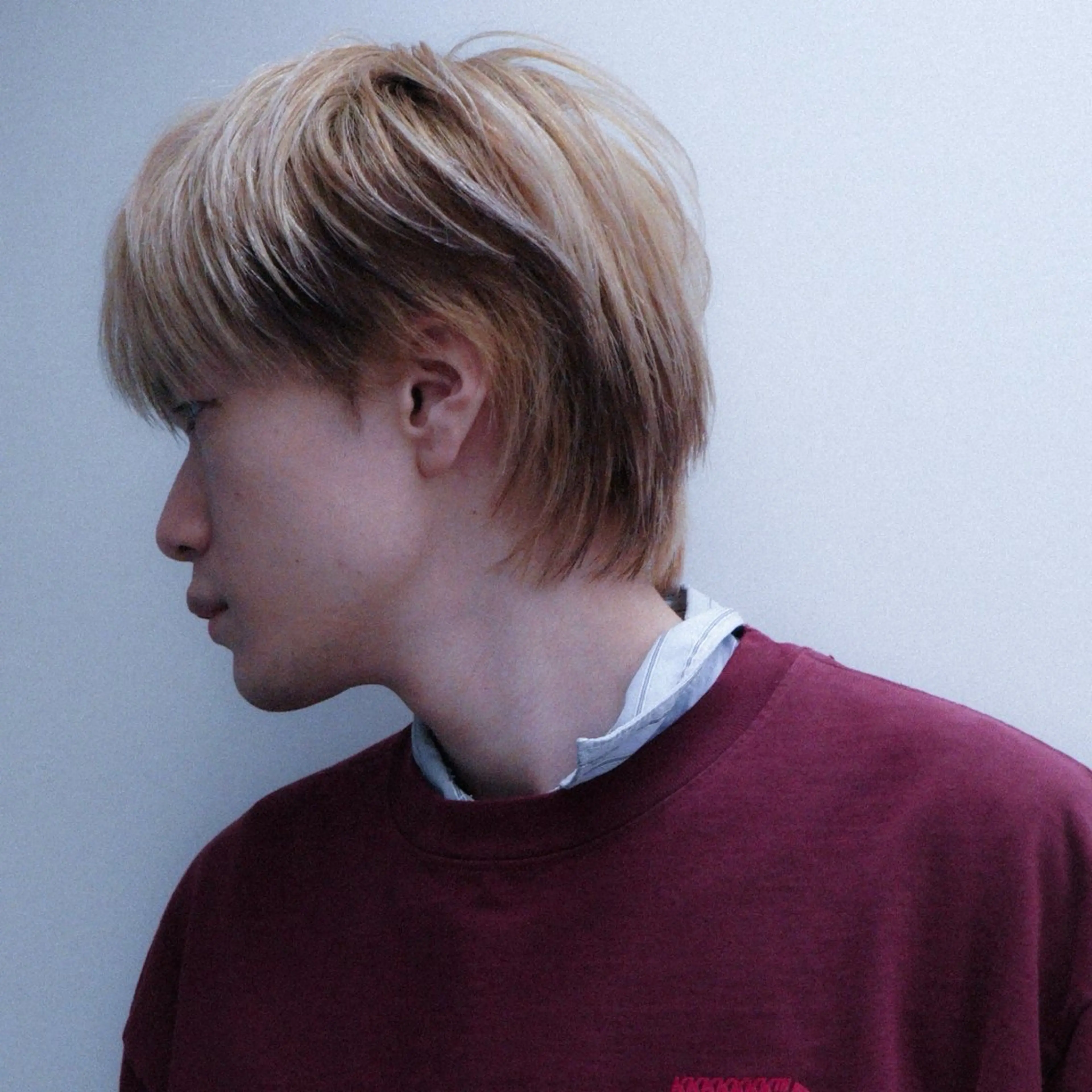 ショート カラー メンズ メンズブリーチ ブリーチ デザインカラー GATTACA所属・太陽 GATTACAのヘアスタイル