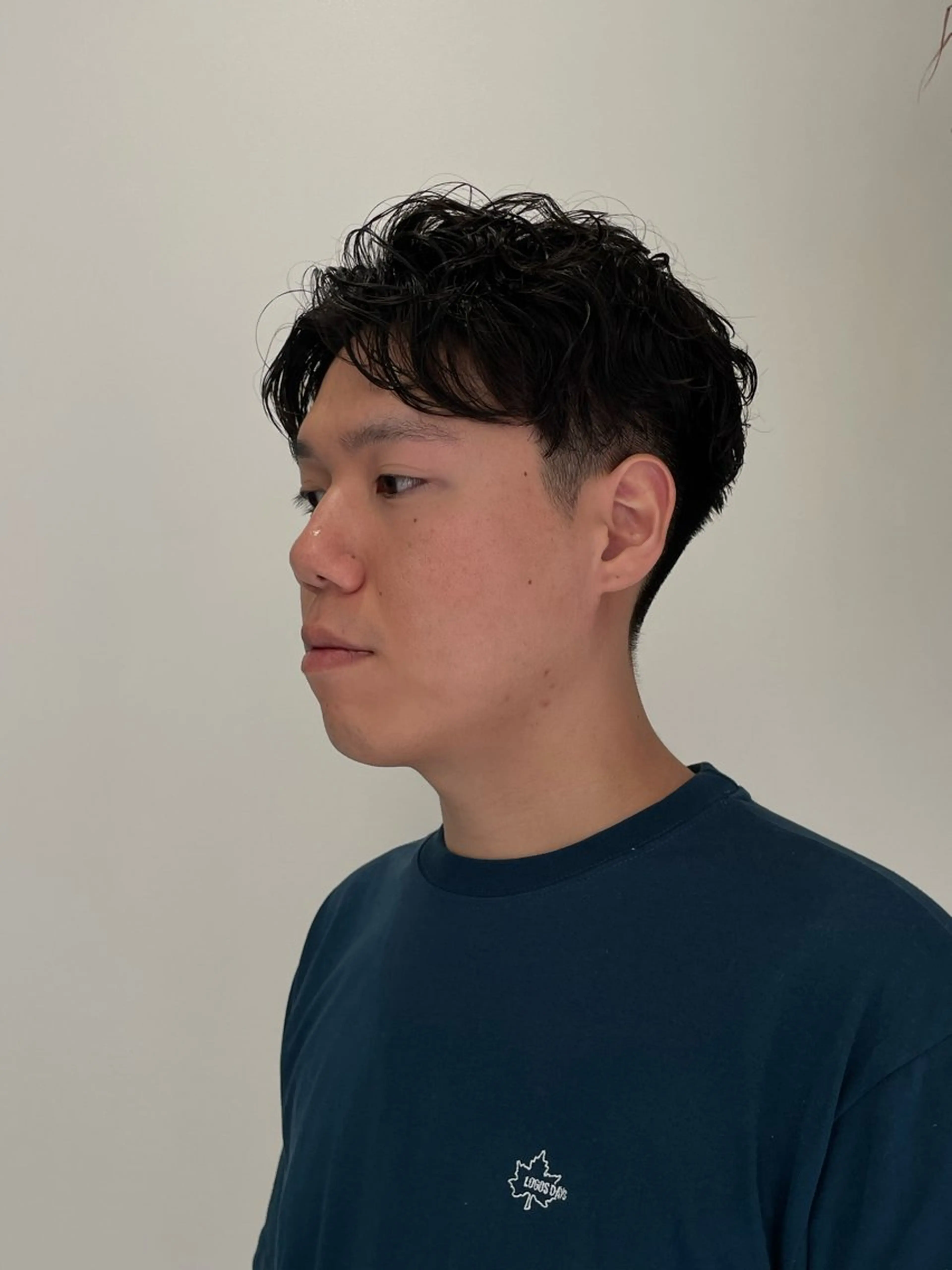 ショート パーマ メンズ カット パーマ 【ボブモデル募集】 青木亮太郎のヘアスタイル