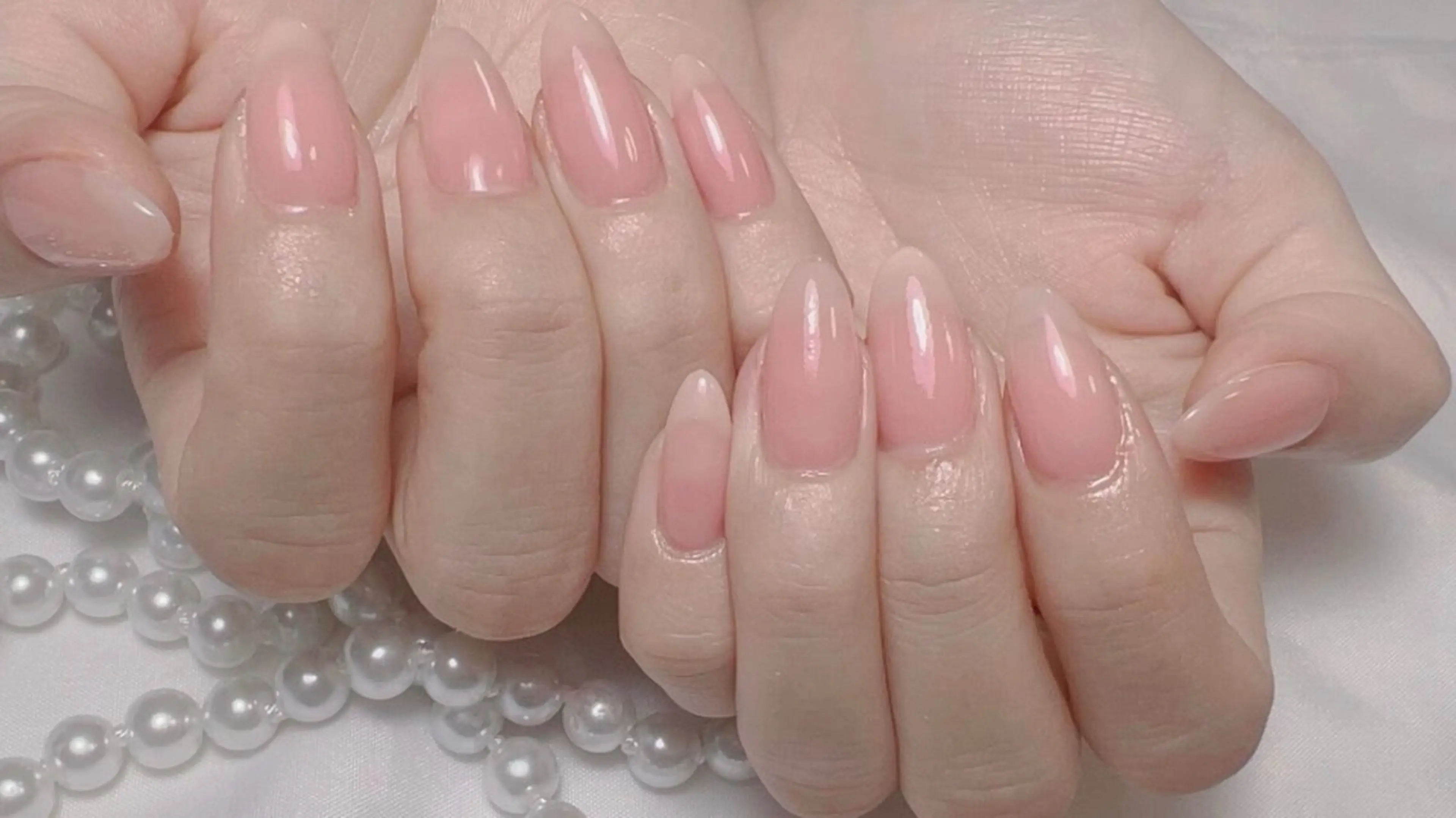 ネイル アートネイル フレンチネイル ジェルネイル グラデーション 韓国ネイル 村中 ハナのネイルデザイン