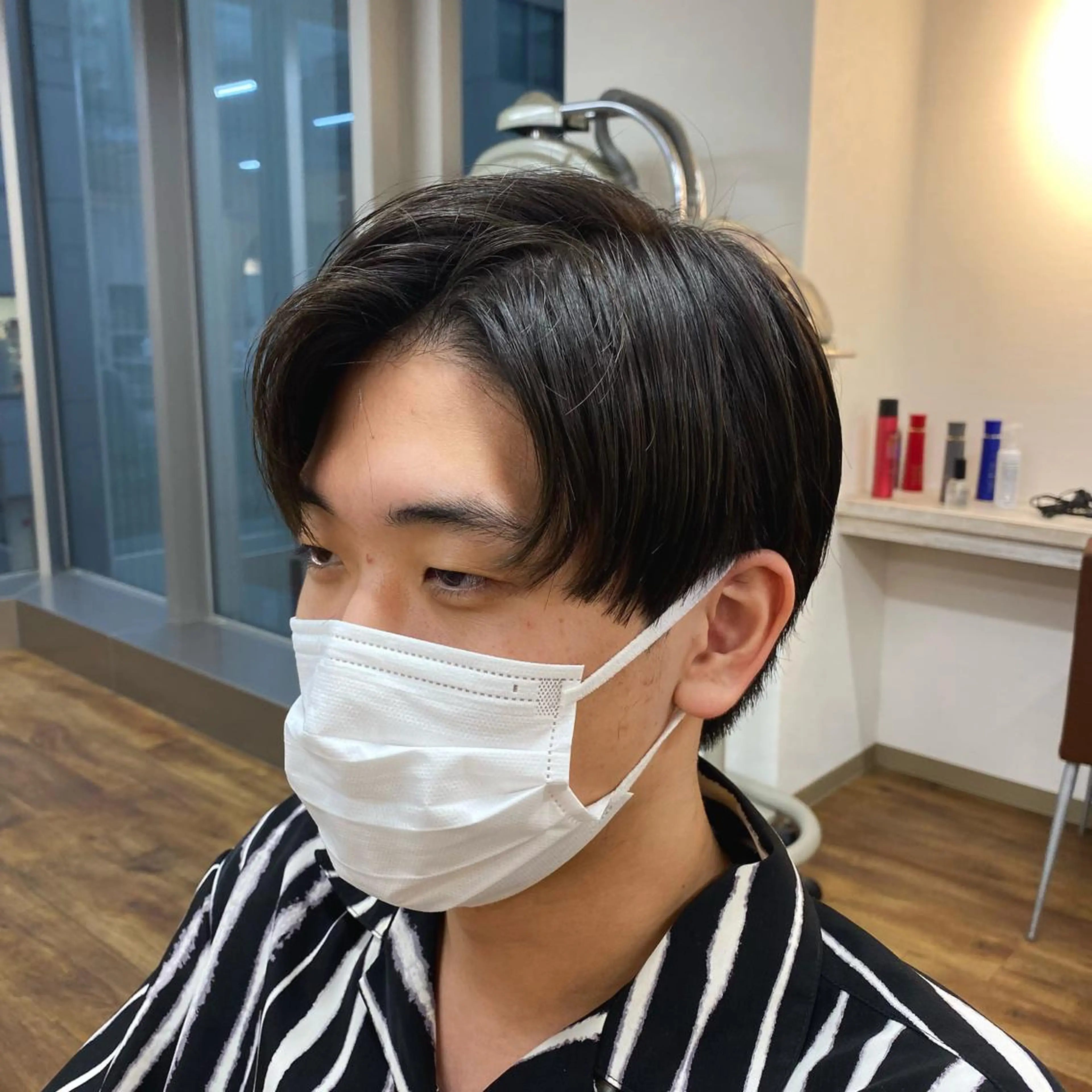 ショート メンズ 大場 優のヘアスタイル