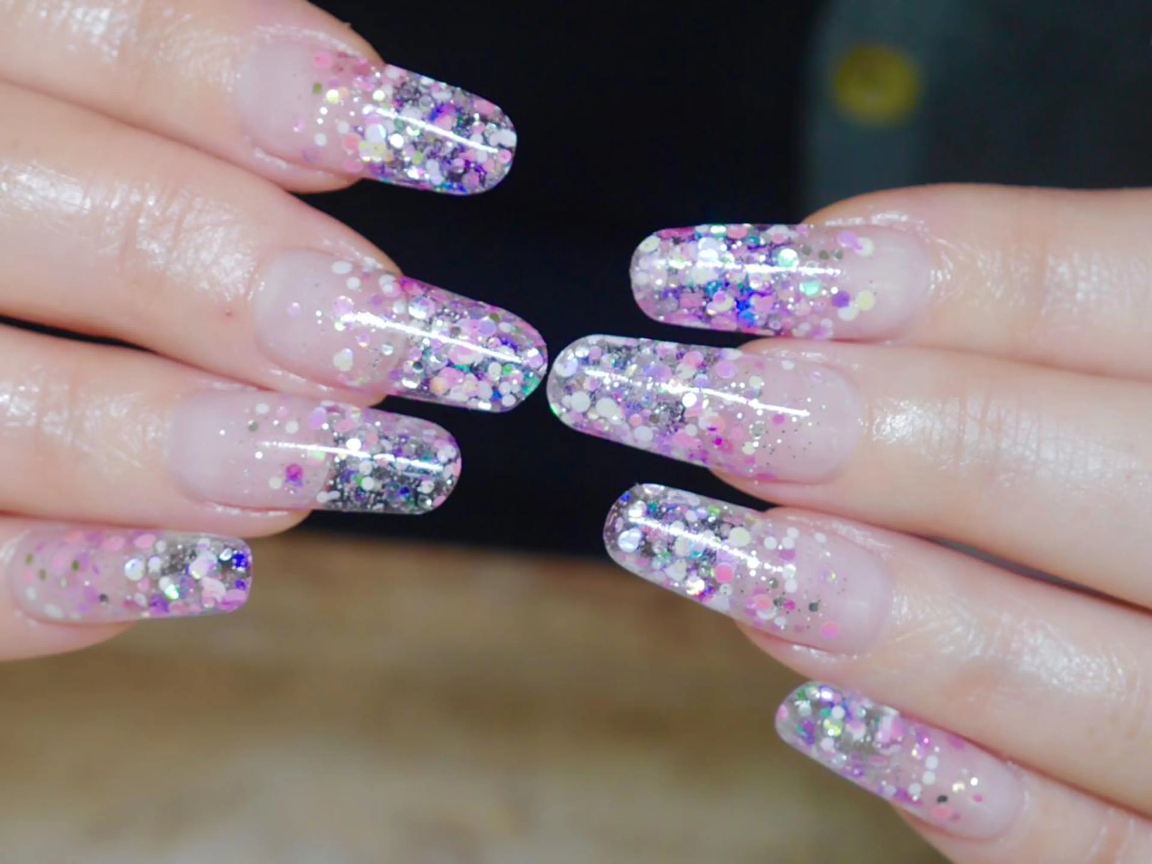 【スカルプ】オフなしラメグラデーションの写真