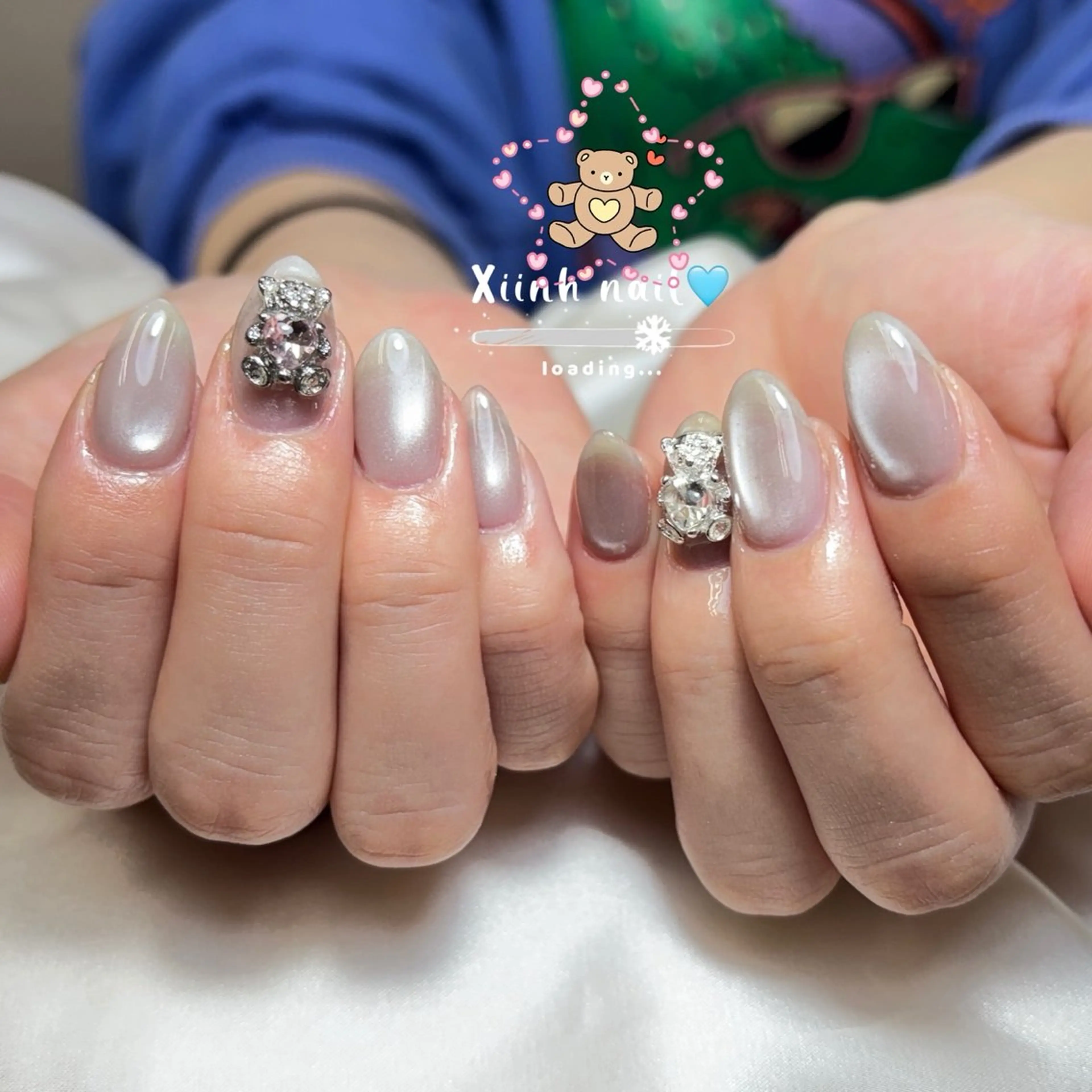 ネイル チークネイル 桜ネイル 長さ出し フットネイル ジェルネイル ハンドネイル Maika's nailのネイルデザイン