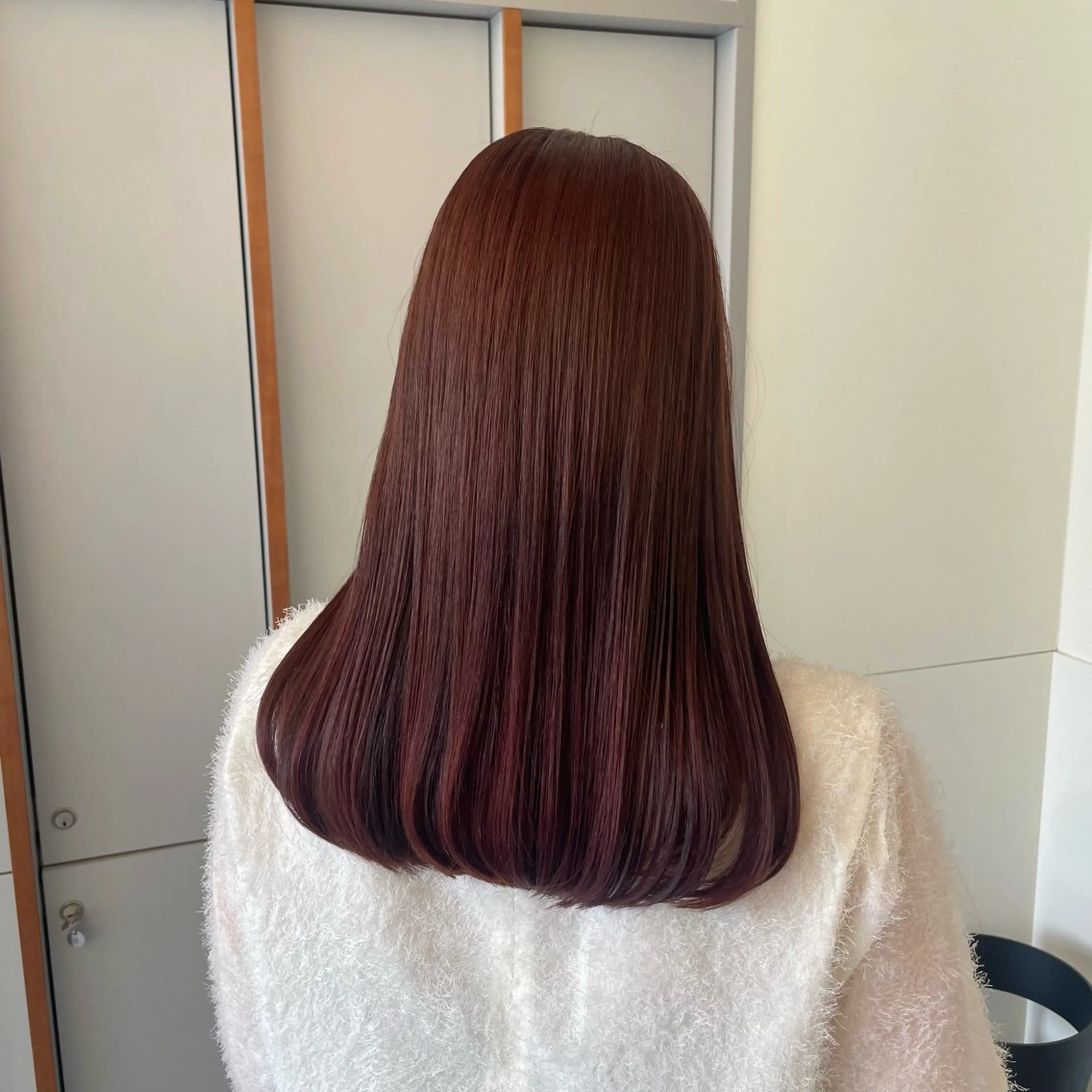 セミロング カラー ベージュカラー ブリーチ 透明感カラー ダブルカラー ヘアカラー トリートメント ブリーチ/レイヤー 🌻Mutsumiのヘアスタイル