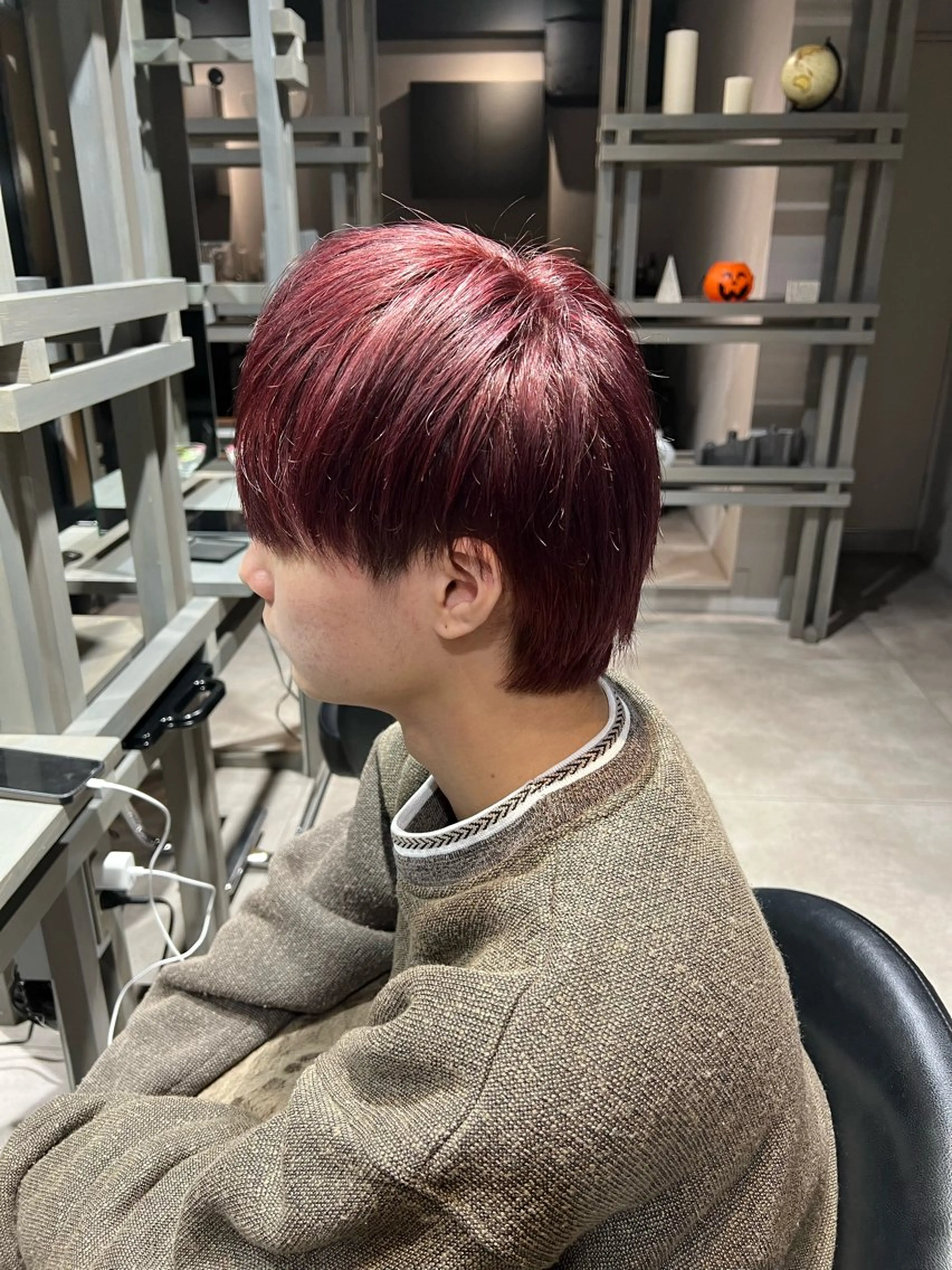 カラー メンズ メンズブリーチ ブリーチ ヘアカラー トリートメント ヘッドスパ ✨髪質改善矯正× ブリーチ✨YU-KIのヘアスタイル