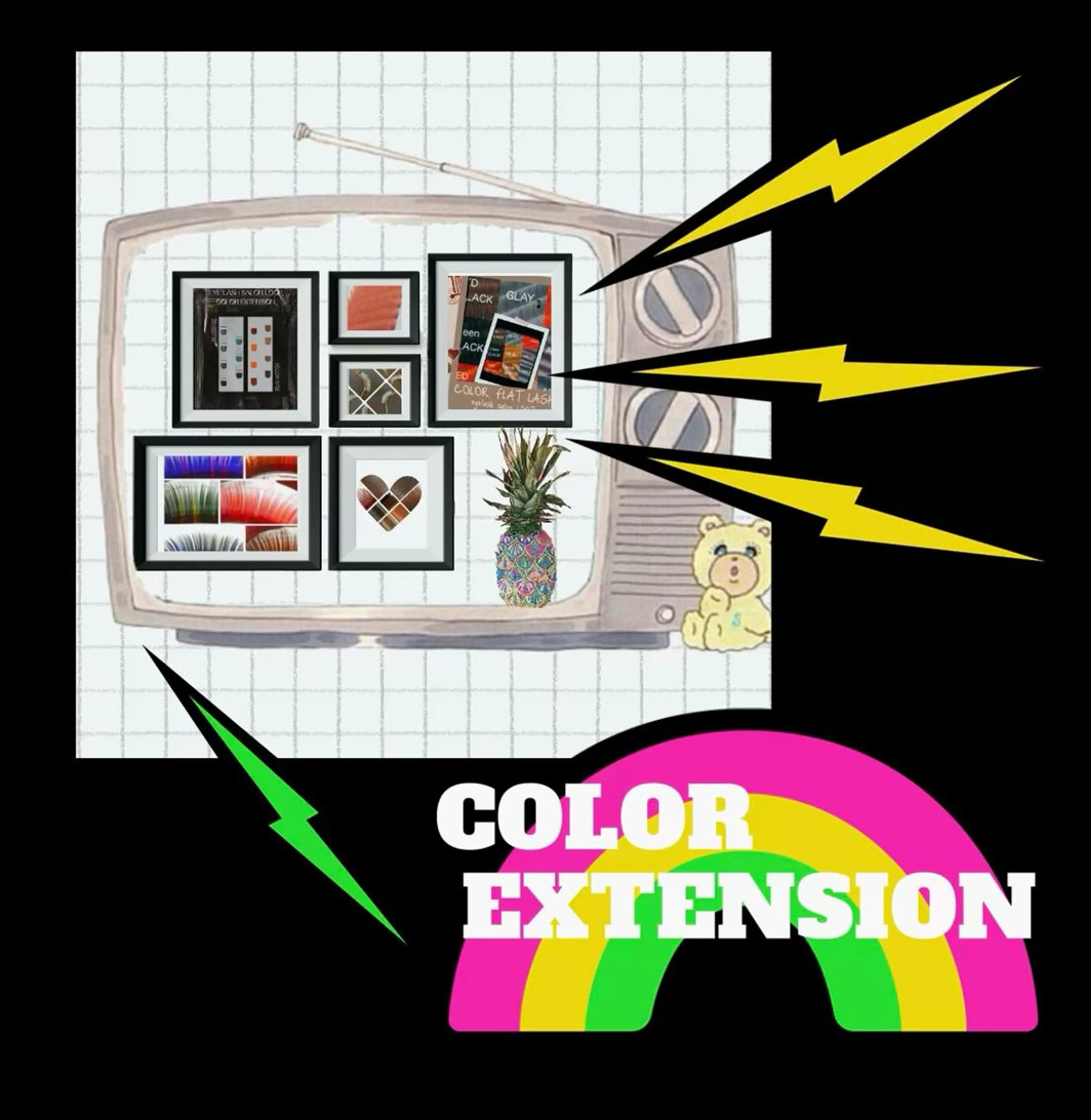 カラー マツエク・マツパ eyelash salonLoopꨄのマツエク・マツパデザイン