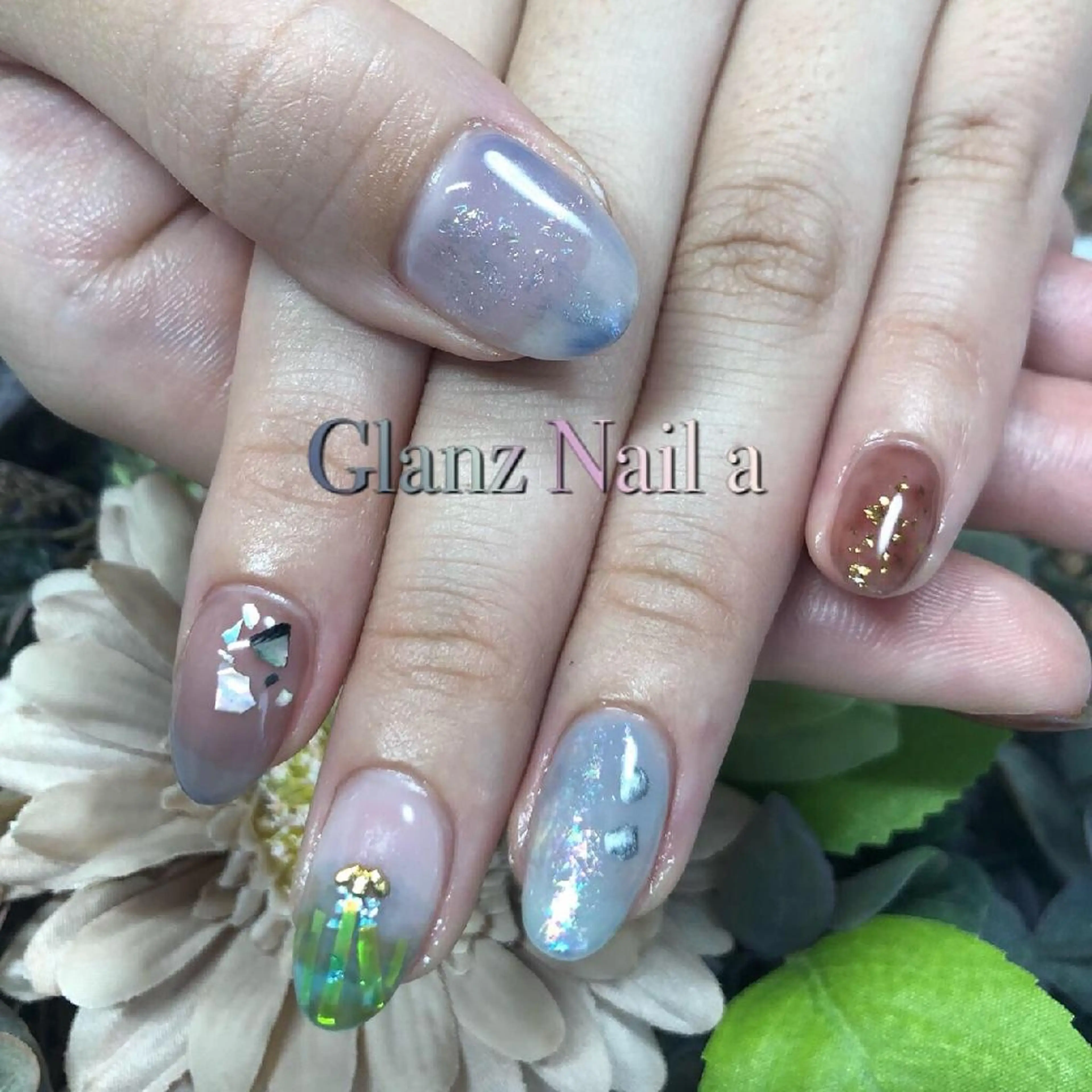 ネイル ニュアンスネイル Glanz  Nail aのネイルデザイン