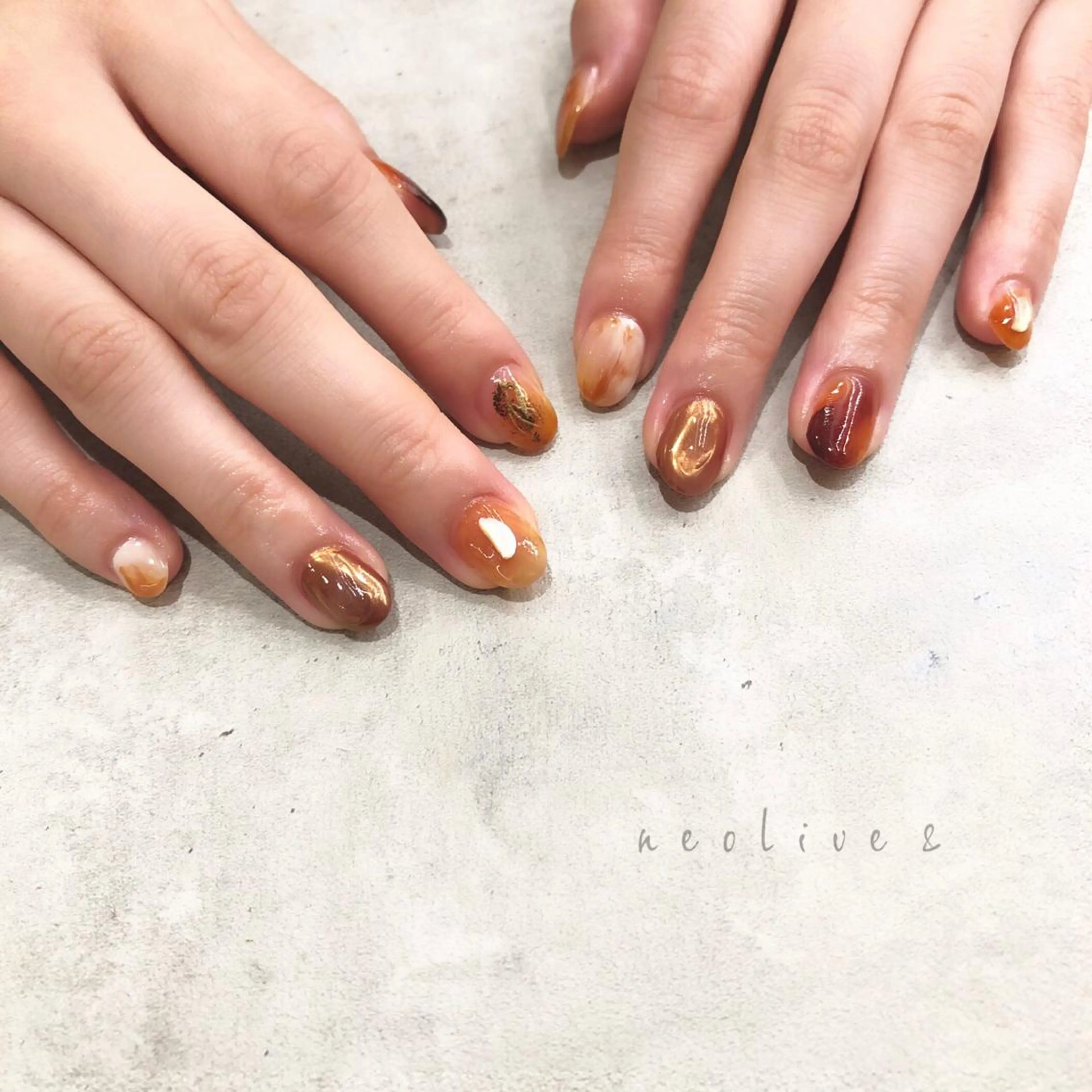 ネイル ハンドネイル Yuriko Omi パラジェル/渋谷のネイルデザイン